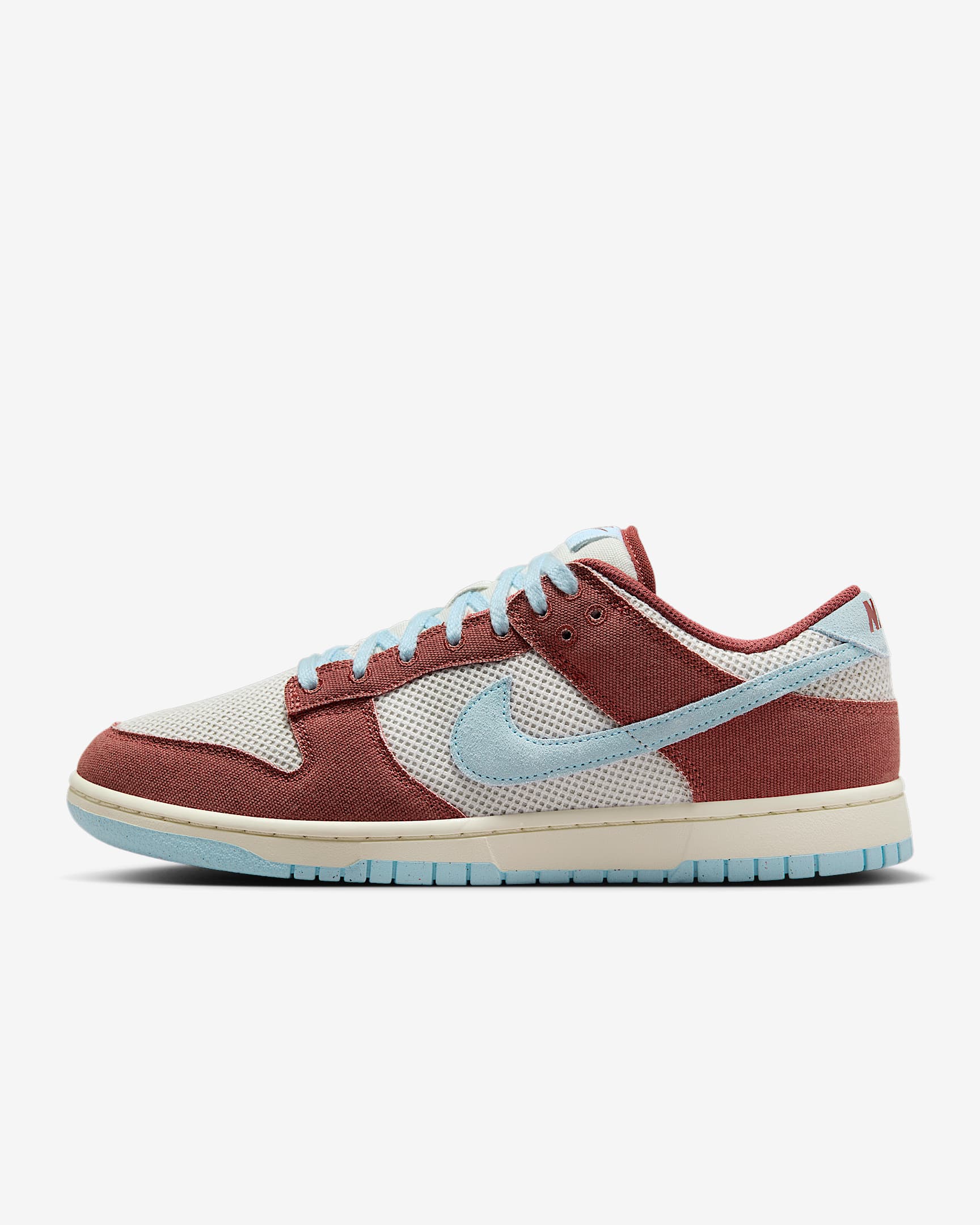 Nike Dunk Low Retro SE 男子运动鞋 - 地棕/浅骨色/淡象牙白/天青石蓝