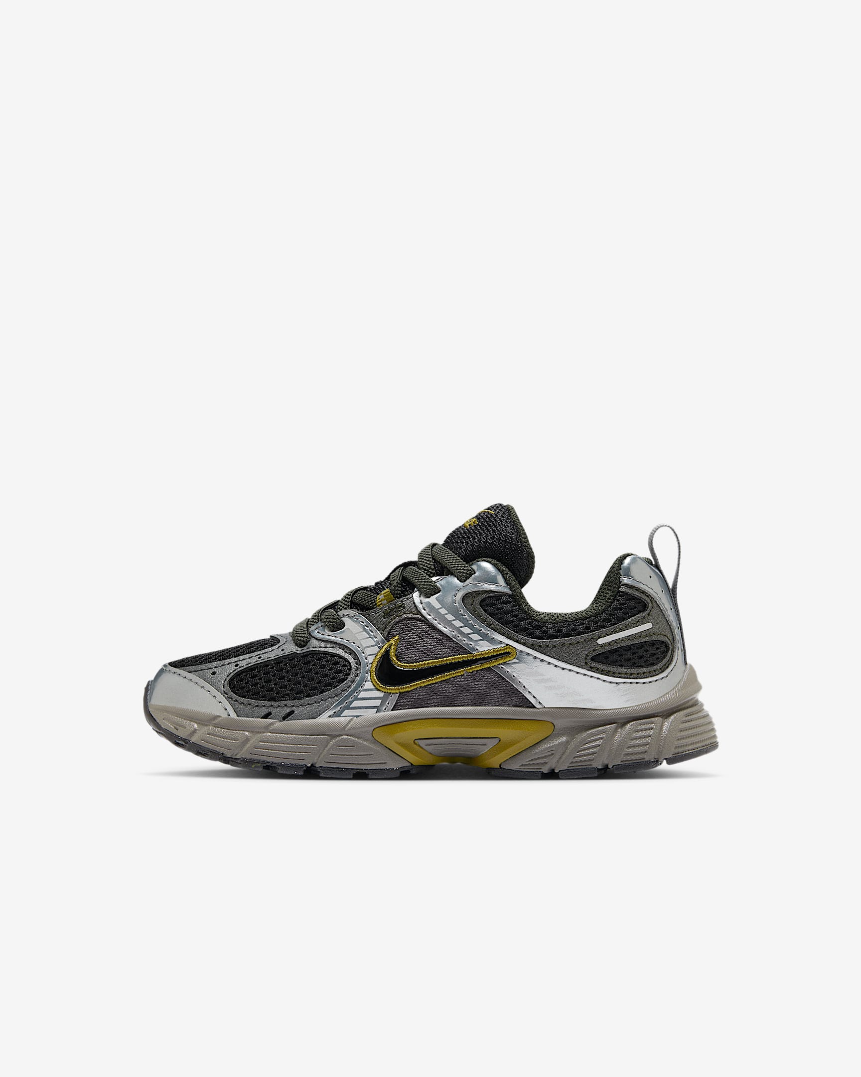 Nike V5 RNR 幼童运动鞋 - 高射炮橄榄绿/红杉绿/烟灰/黑