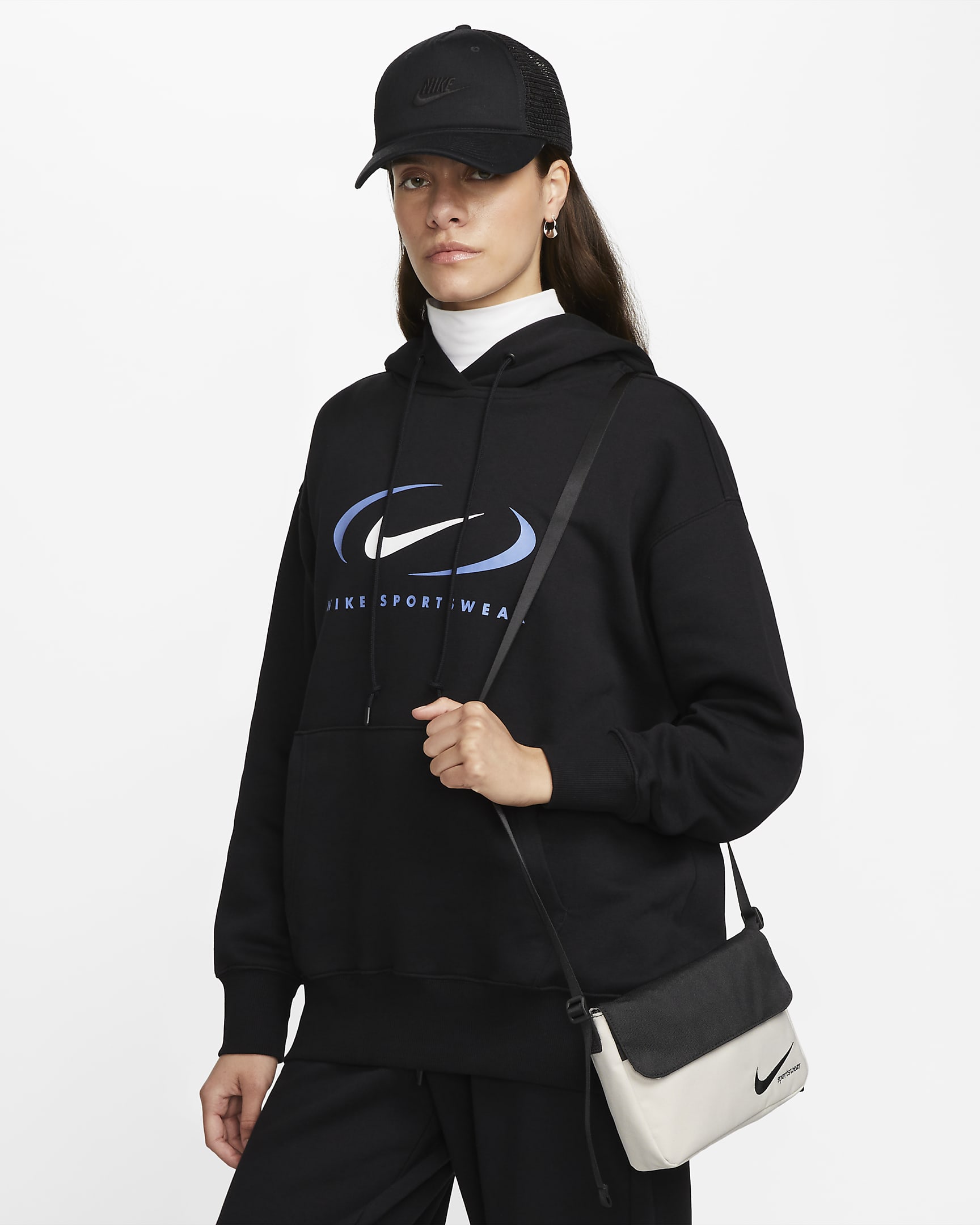 Nike Futura 斜挎包 - 黑/浅土褐/黑