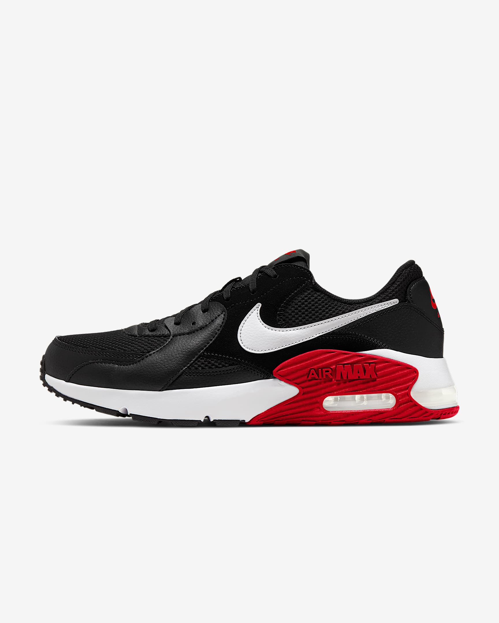 Nike Air Max Excee 男子运动鞋 - 黑/大学红/白色