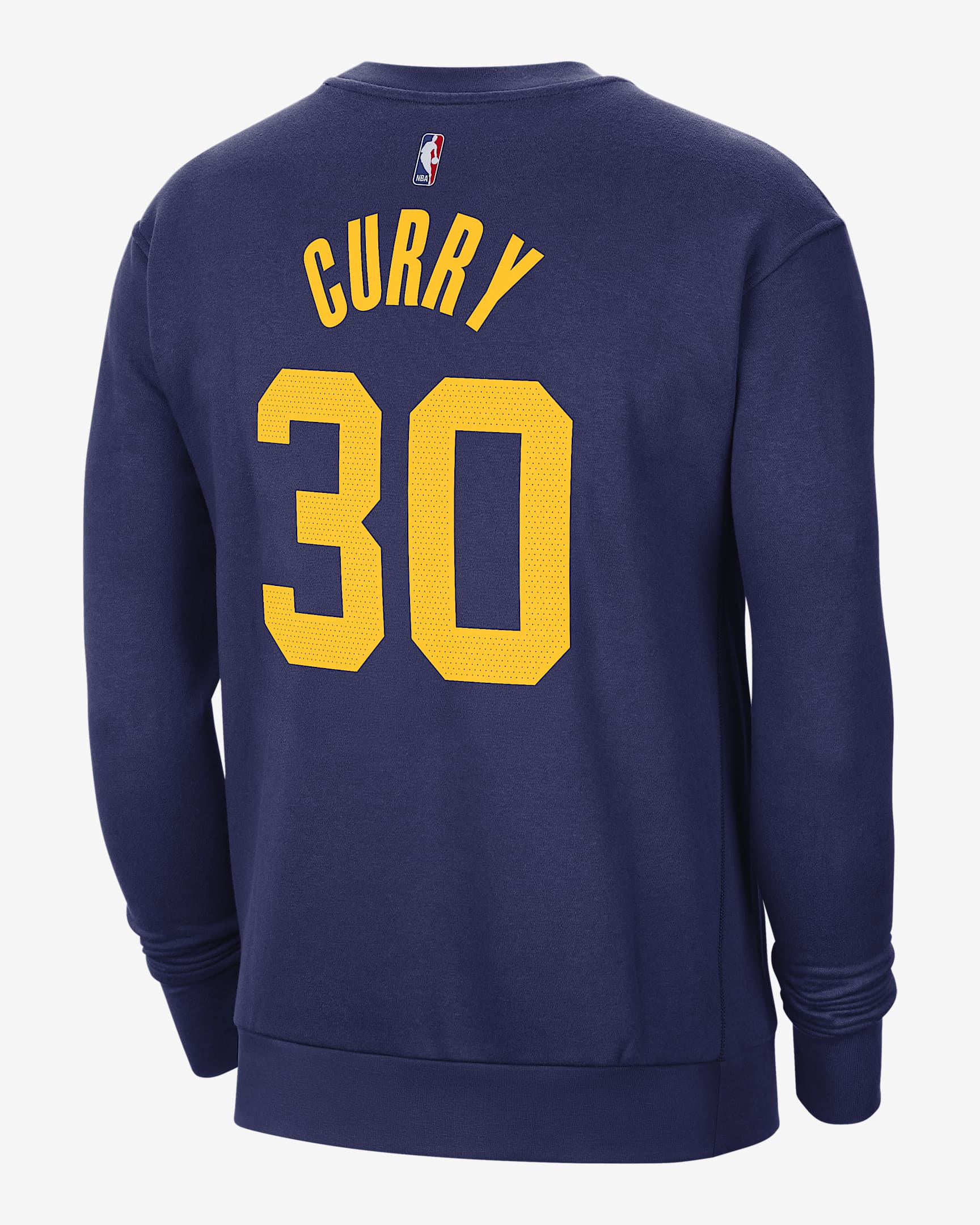 金州勇士队 Courtside Statement Edition Jordan NBA 男子加绒运动衫 - 宝蓝
