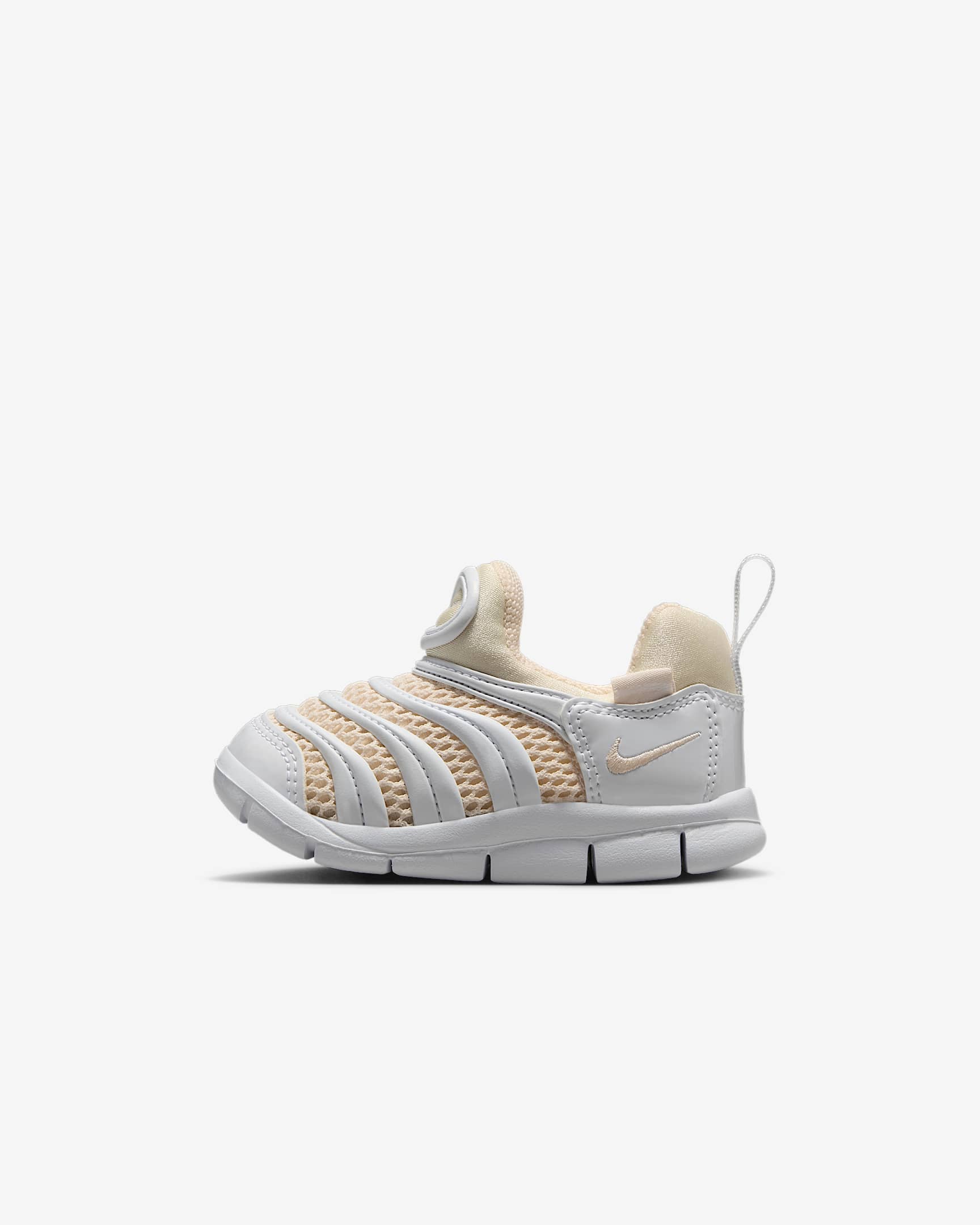 Nike Dynamo Free 耐克毛毛虫婴童运动鞋 - 白色/冰番石榴色