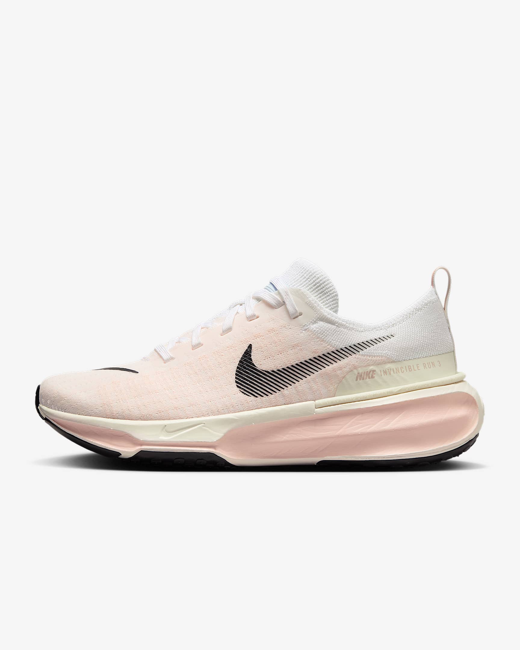Nike Invincible 3 女子透气公路跑步鞋 - 白色/大气浅粉/紫蓝/黑
