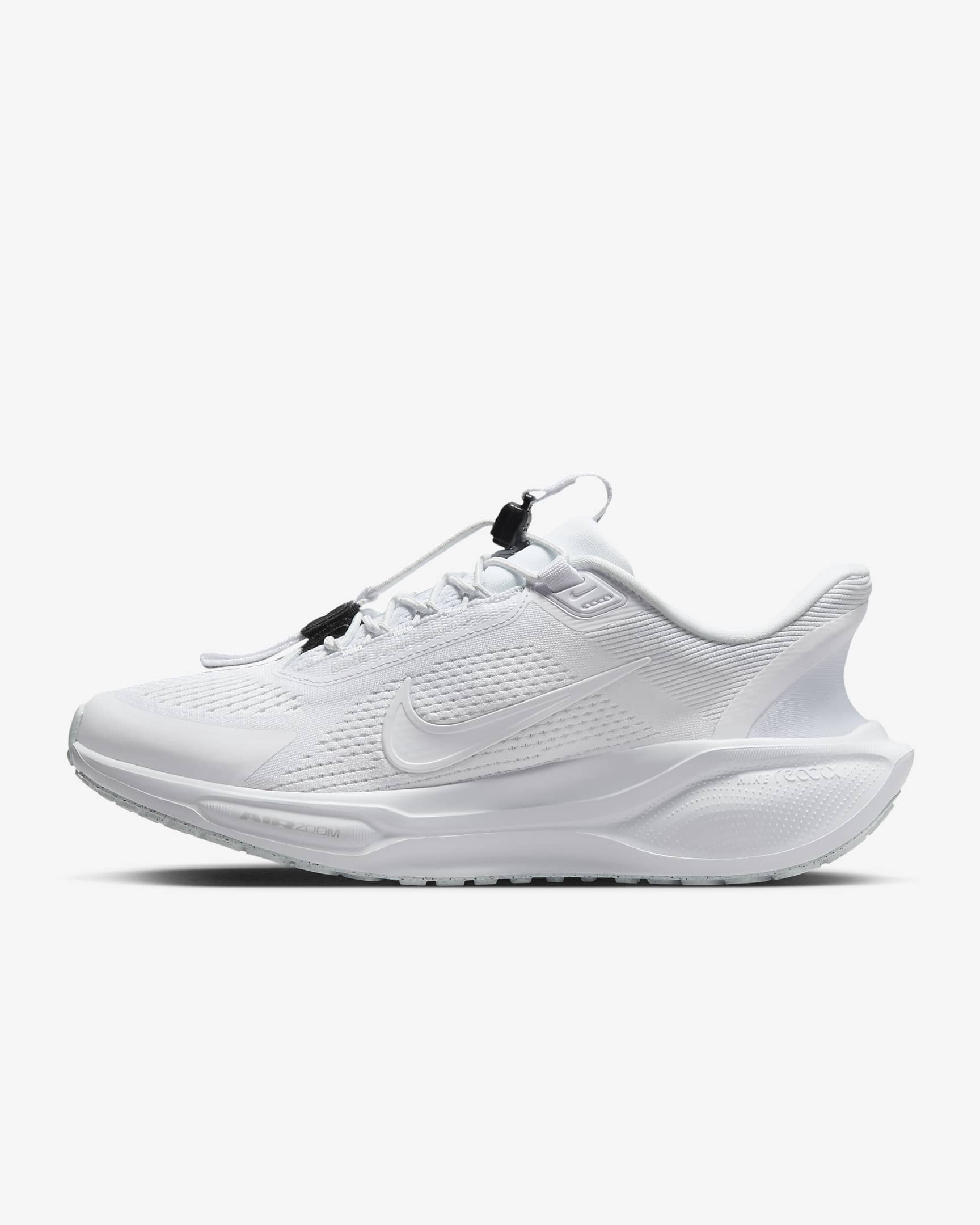 Nike Pegasus EasyOn 耐克飞马女子公路跑步鞋 - 白色/白金色/暗烟灰/白色