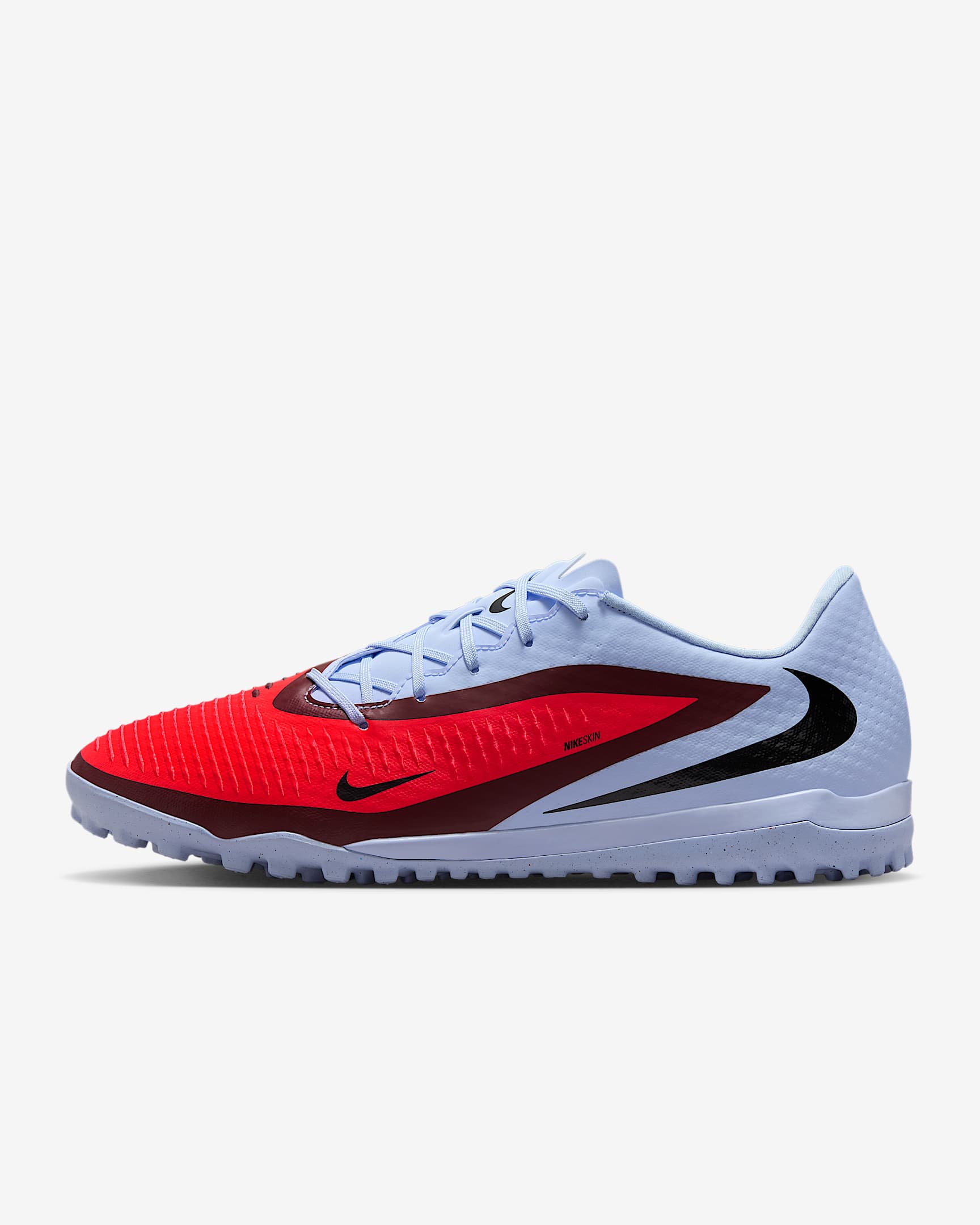 Nike Phantom 6 Low Academy 耐克暗煞系列男/女人造场地低帮足球鞋 - 浅宝石蓝/亮深红