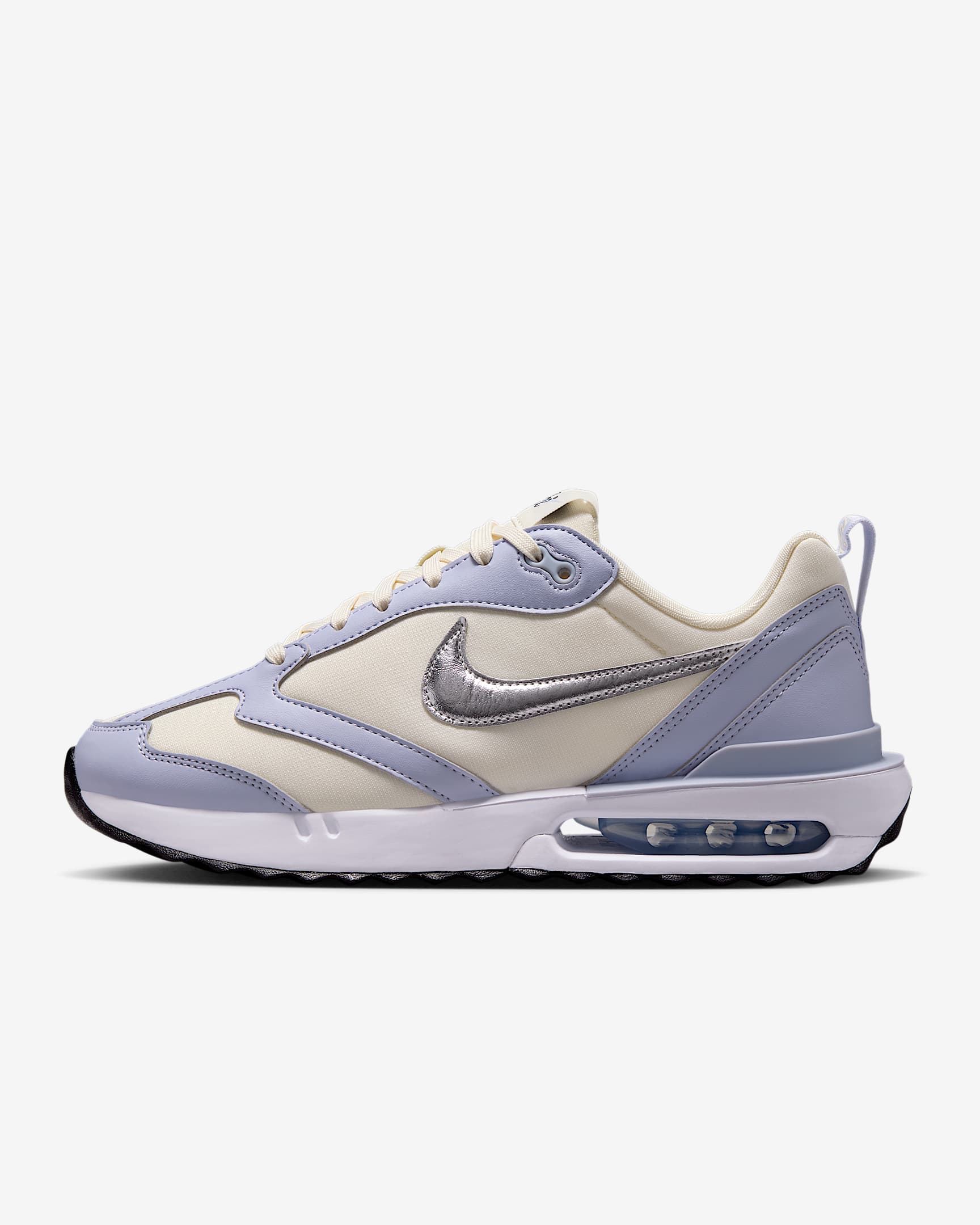Nike Air Max Dawn 女子运动鞋老爹鞋 - 幻影/珍珠灰/白色/金属银