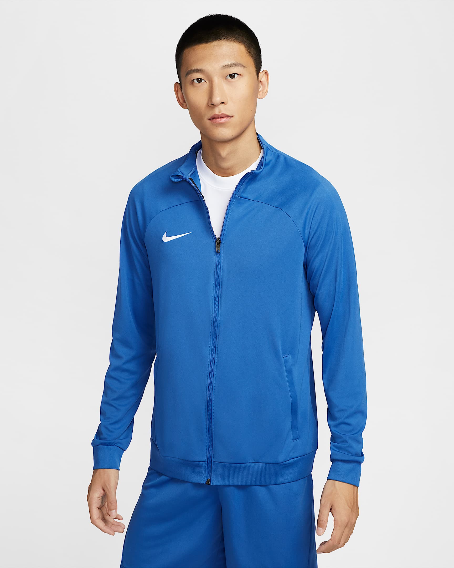 Nike Dri-FIT Academy 男子速干运动夹克 - 宝蓝/黑曜石色/白色