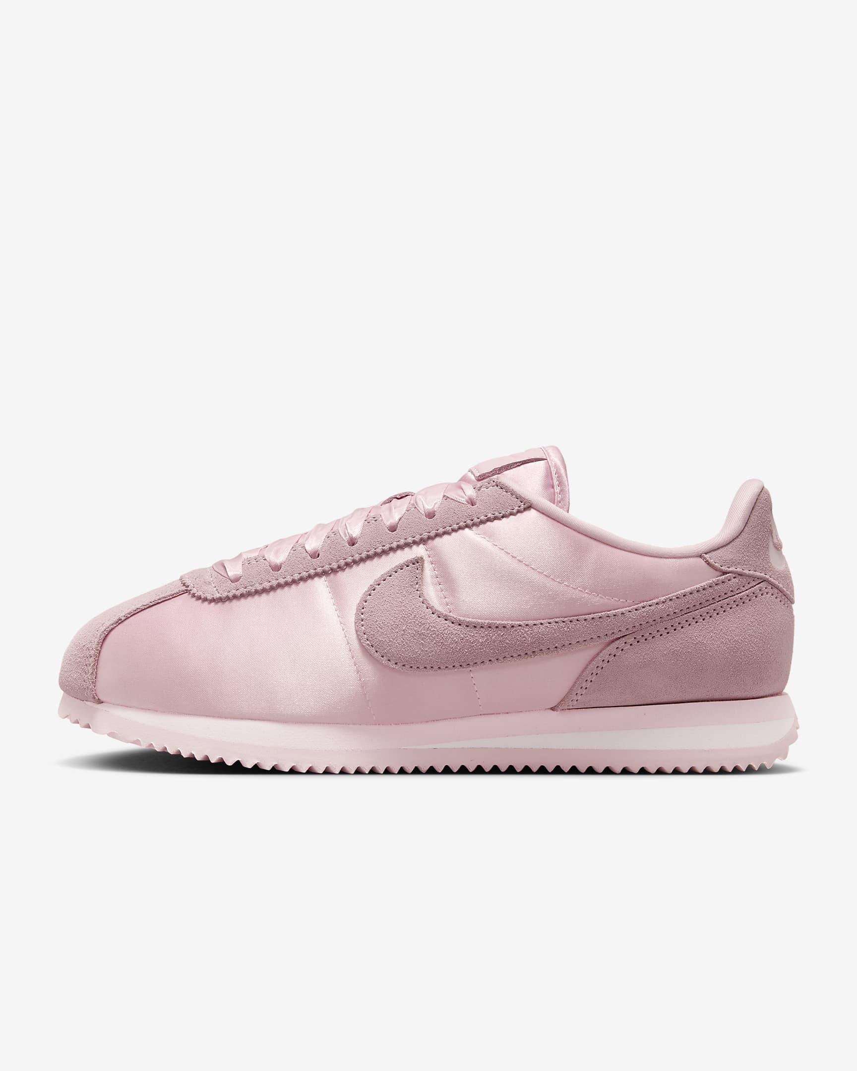 Nike Cortez Textile 女子复古运动鞋 - 中柔粉/冰粉/中柔粉