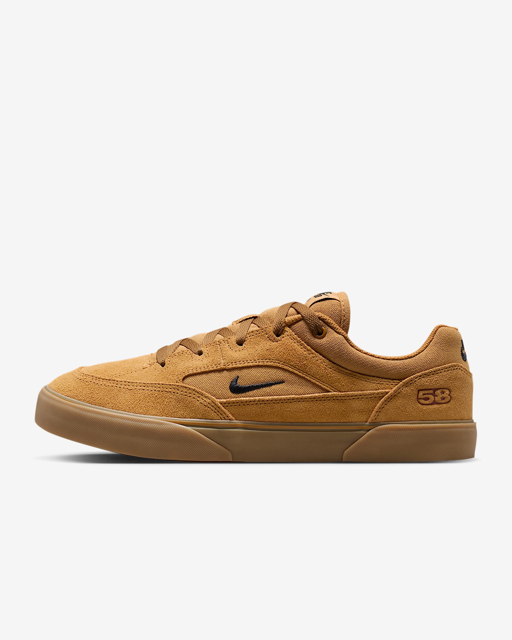 Nike SB Malor TE 男子薄底滑板鞋 - 麦黄/麦黄/橡皮浅褐/黑