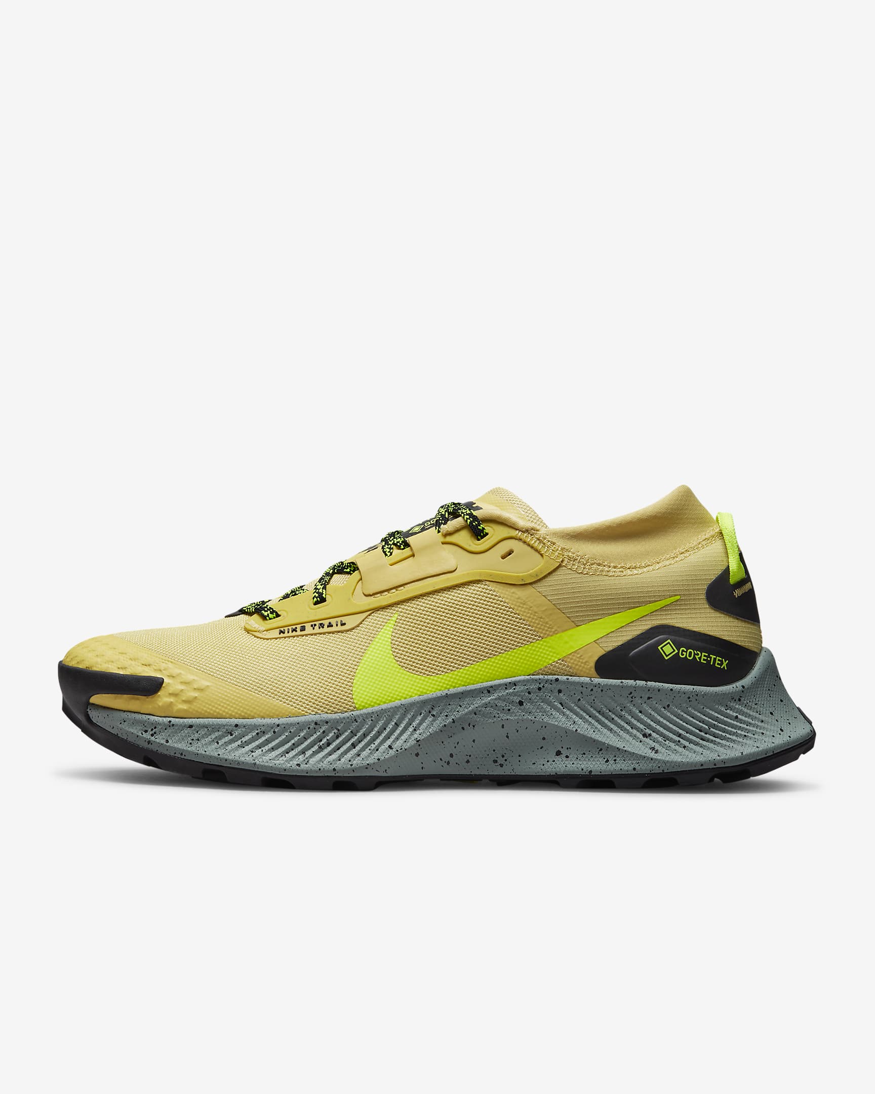 Nike Pegasus Trail 3 GORE-TEX 男子防水越野跑步鞋 - 亮黄/黑/灰绿/荧光黄