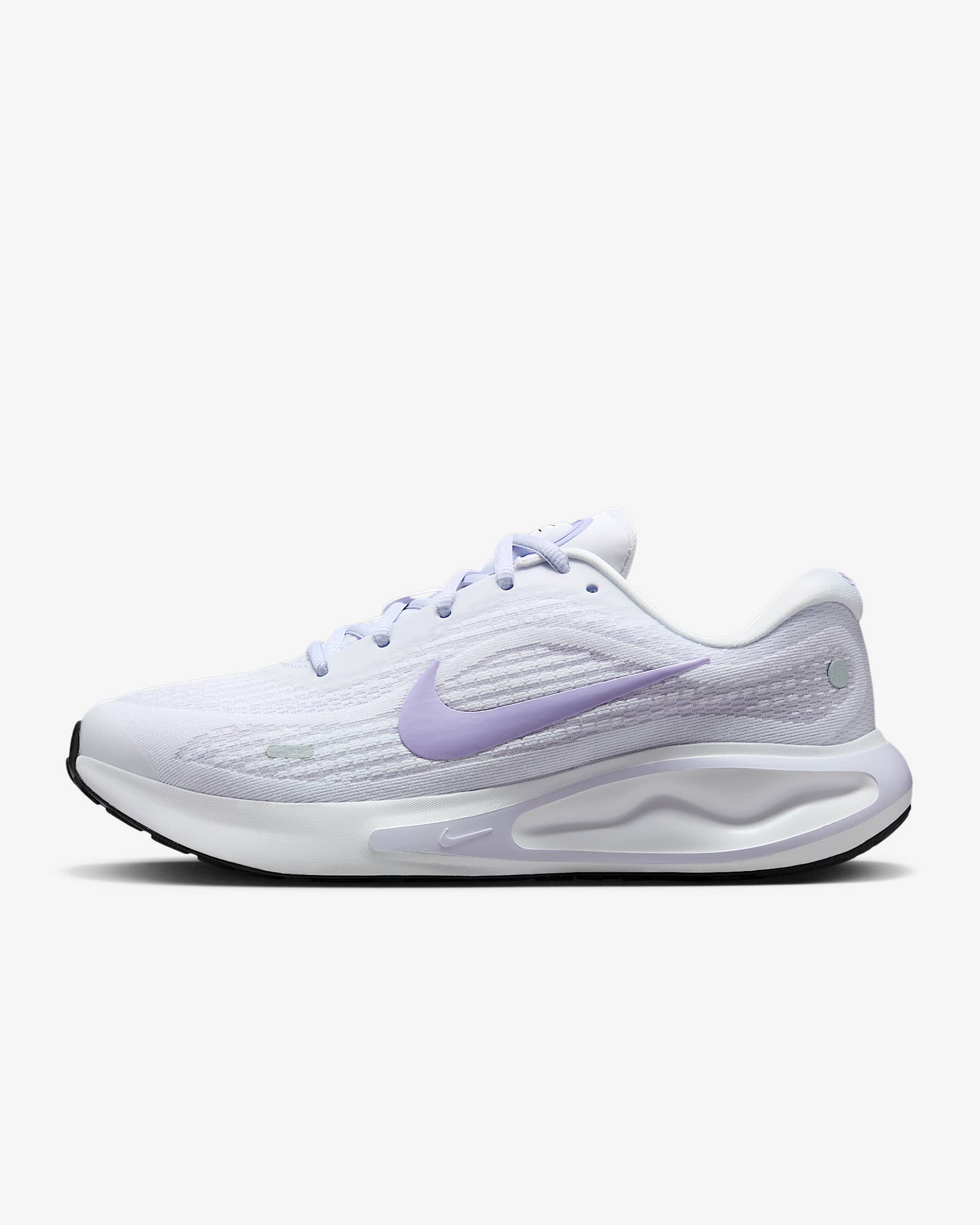 Nike Journey Run 女子公路跑步鞋 - 白色/浅紫晶/黑/绣球花紫