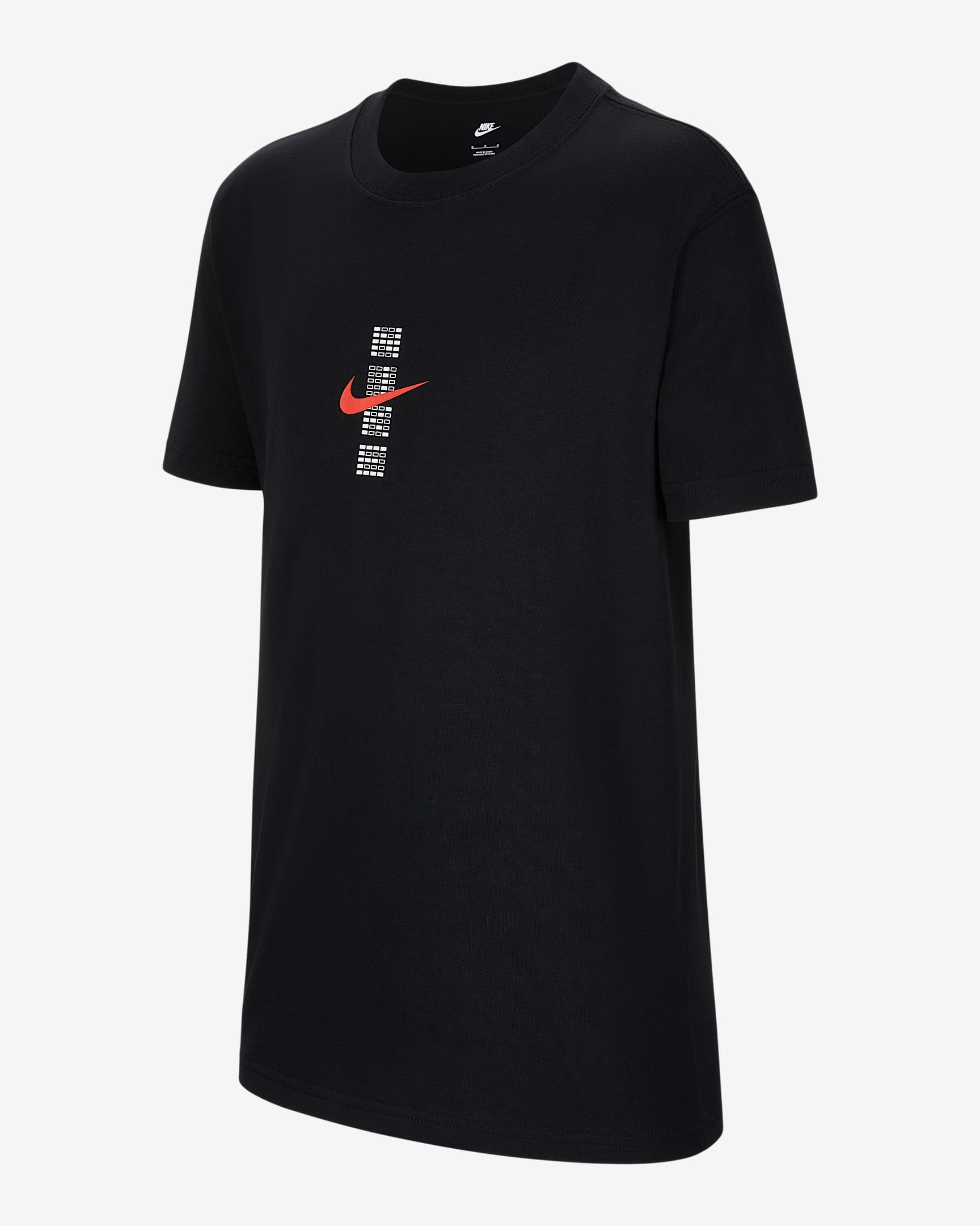 Nike Sportswear 大童宽松满分T恤 - 黑