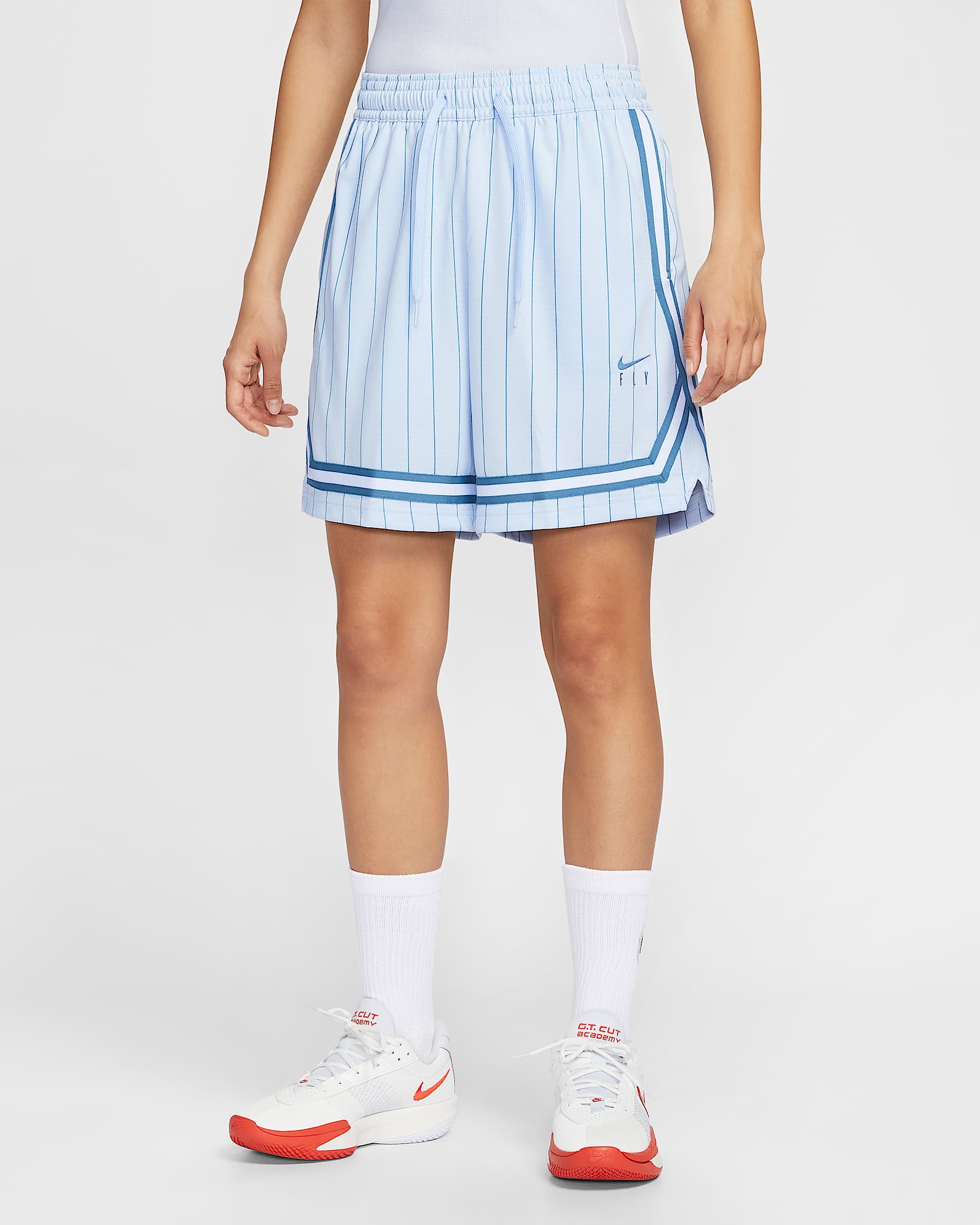 Nike Fly Crossover 女子速干篮球短裤 - 紫蓝/烟灰蓝/烟灰蓝/烟灰蓝