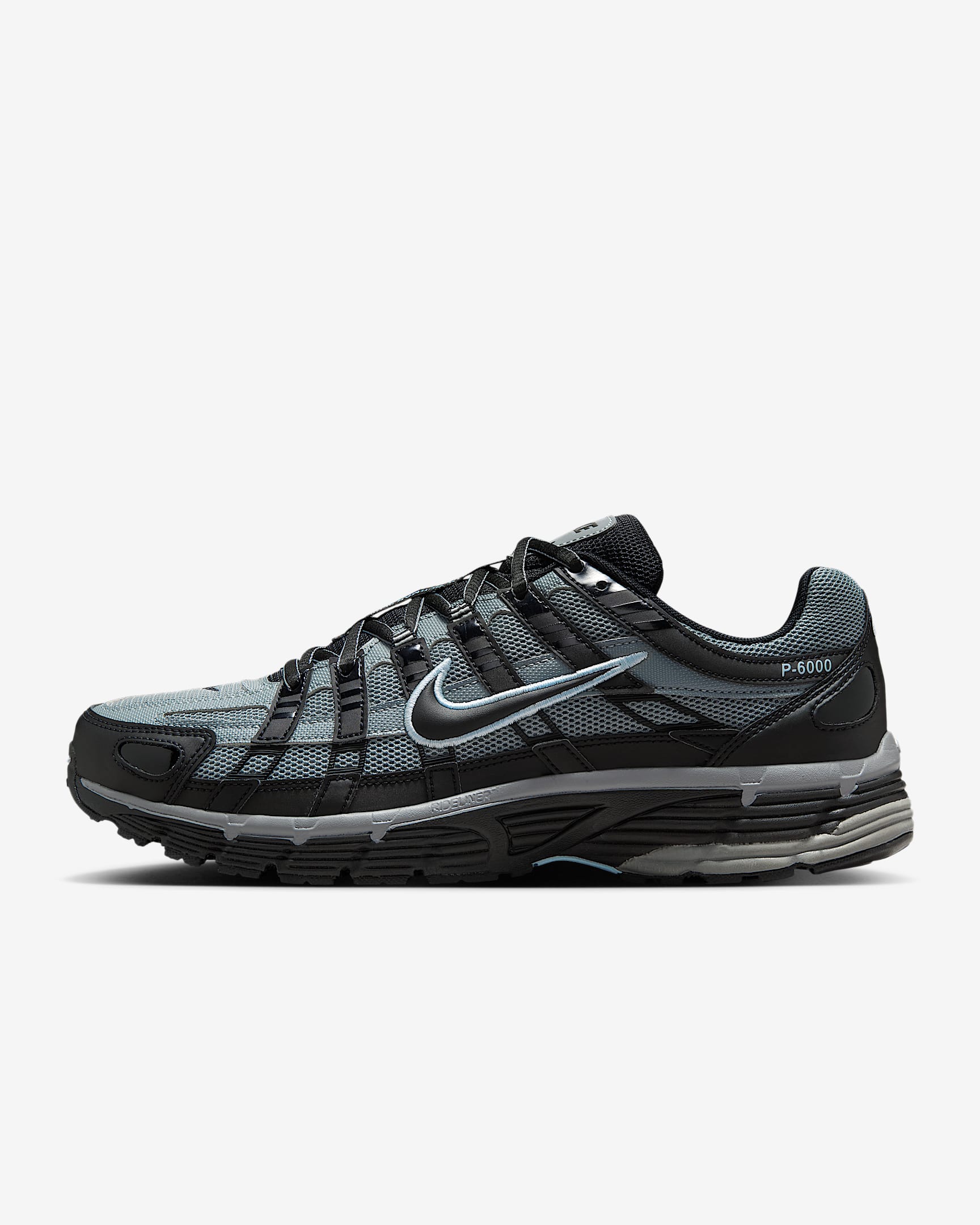 Nike P-6000 男子运动鞋 - 黑/冷灰/天青石蓝/黑