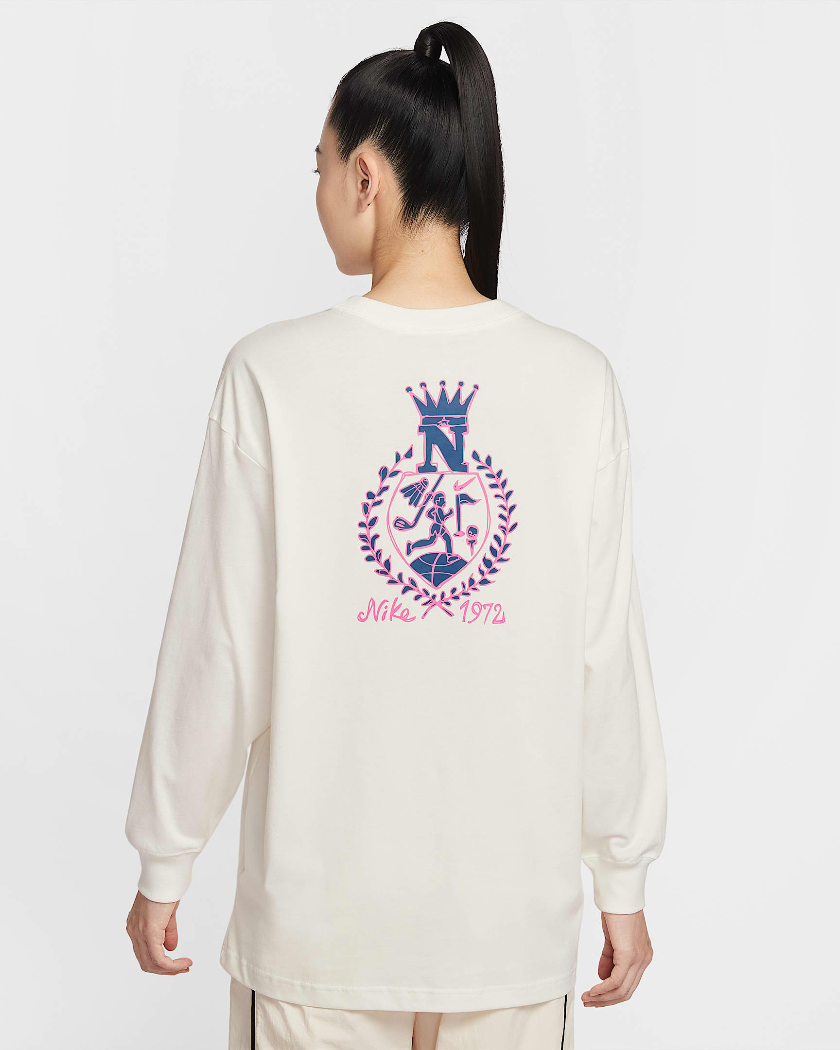 Nike Sportswear 女子长袖上衣 - 帆白