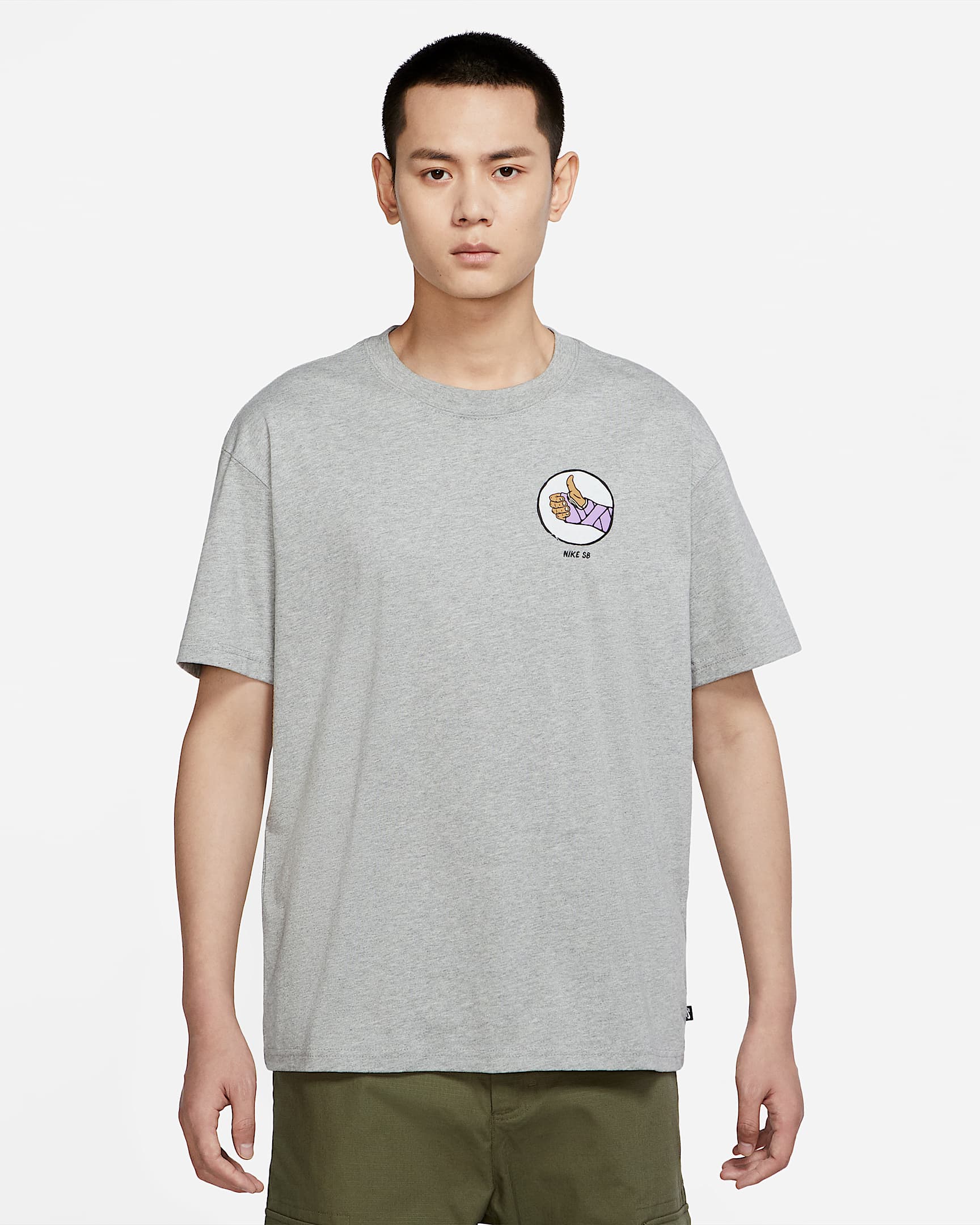 Nike SB 男子滑板T恤 - 调色暗灰