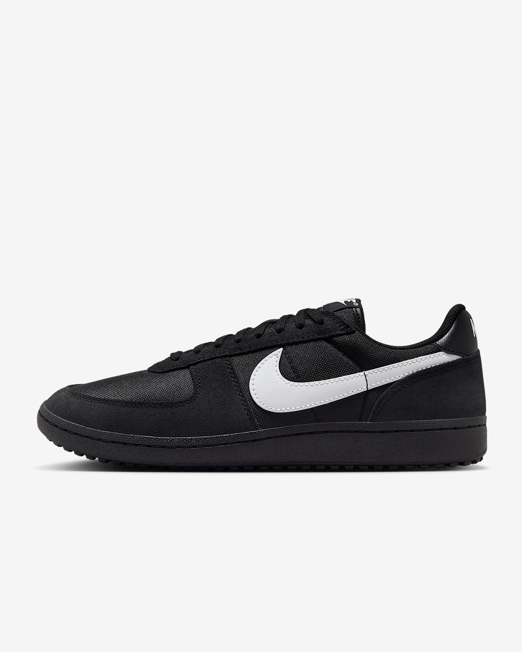 Nike Field General "Ref" 男子薄底运动鞋 - 黑/黑/白色