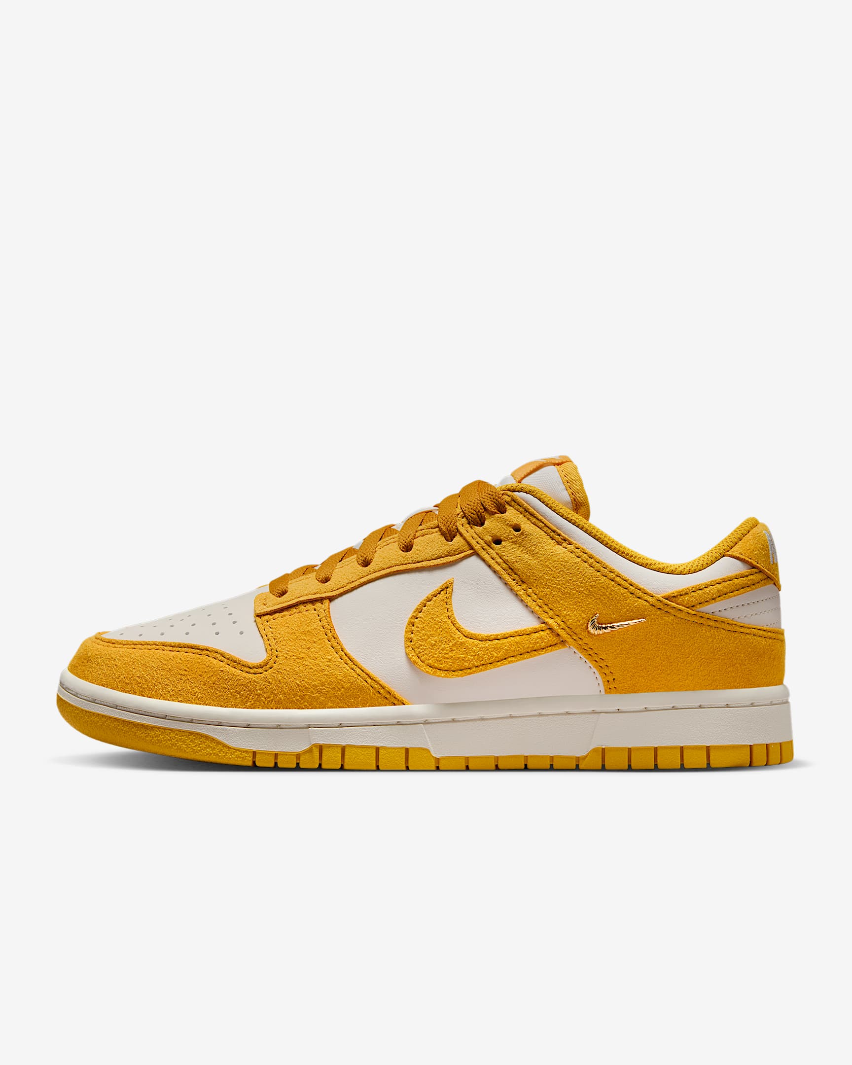 Nike Dunk Low 女子运动鞋 - 淡象牙白/帆白/金属色/暗硫色