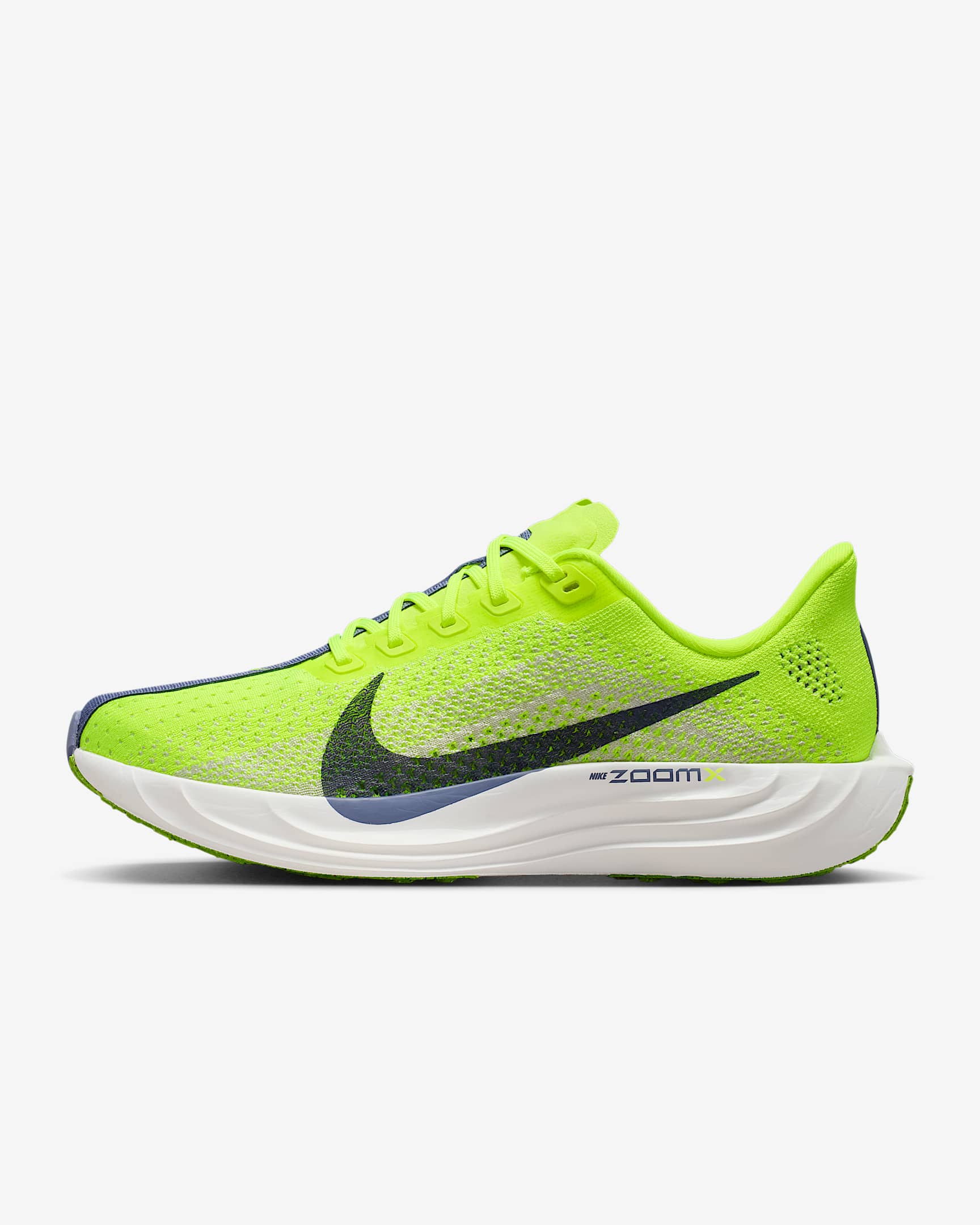 Nike Pegasus Plus 耐克超级飞马女子公路跑步鞋 - 荧光黄/浅银灰/白色/世界靛青
