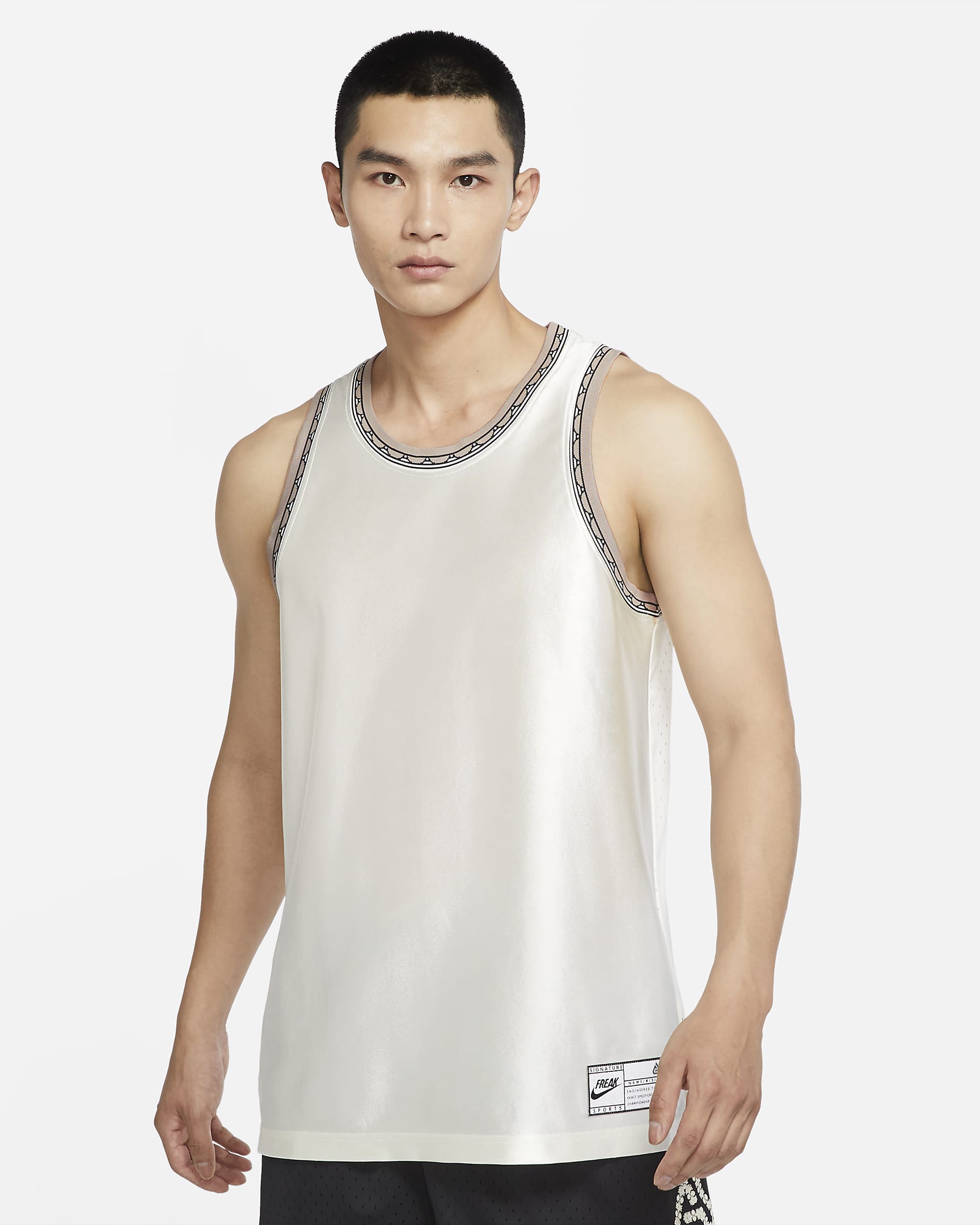 Nike Dri-FIT Giannis 男子速干篮球球衣 - 帆白/帆白/月亮化石灰
