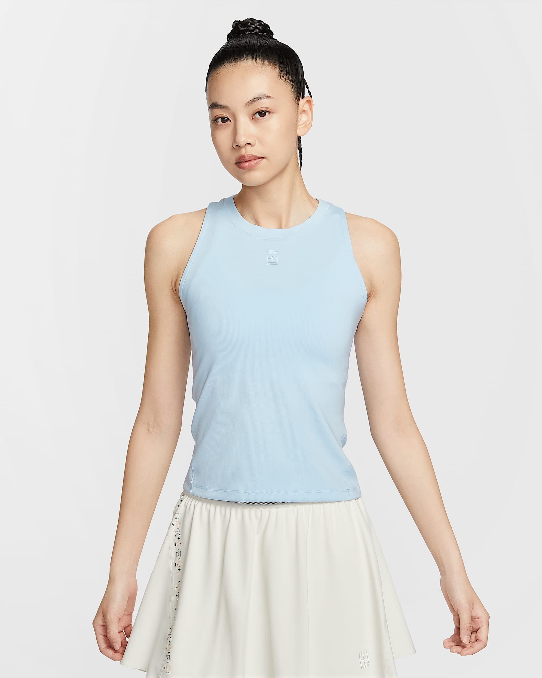 NikeCourt Advantage Dri-FIT 郑钦文同款女子速干网球背心 - 天青石蓝/天青石蓝