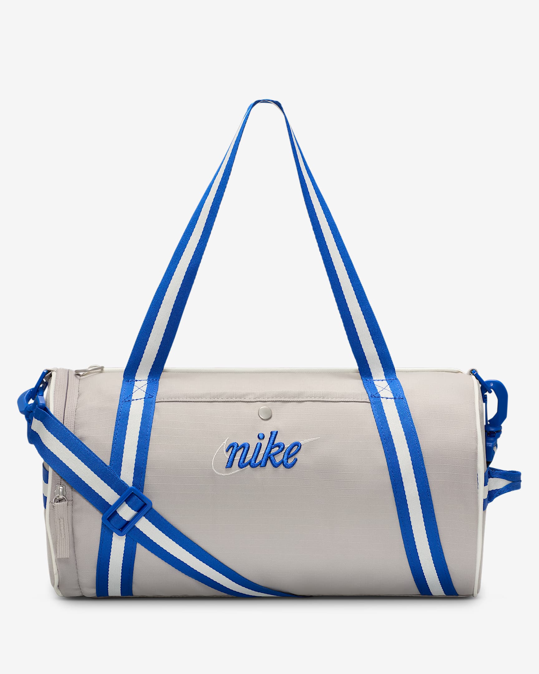 Nike Heritage 复古托特行李包 - 大学灰/帆白/游戏宝蓝