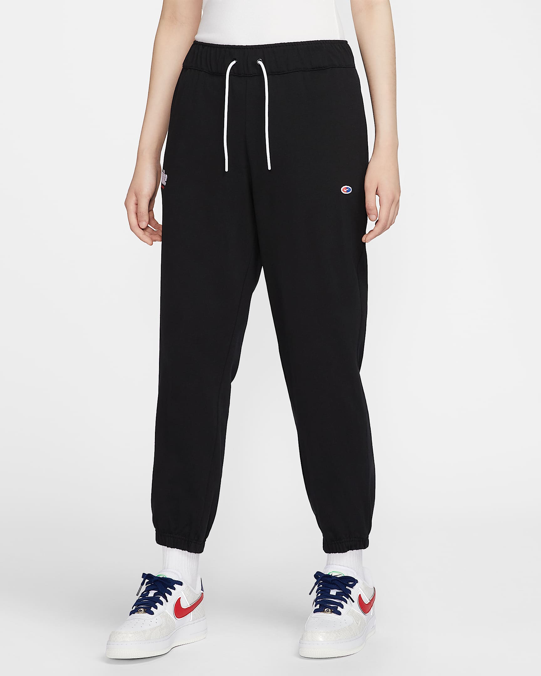 Nike Sportswear 女子针织长裤 - 黑