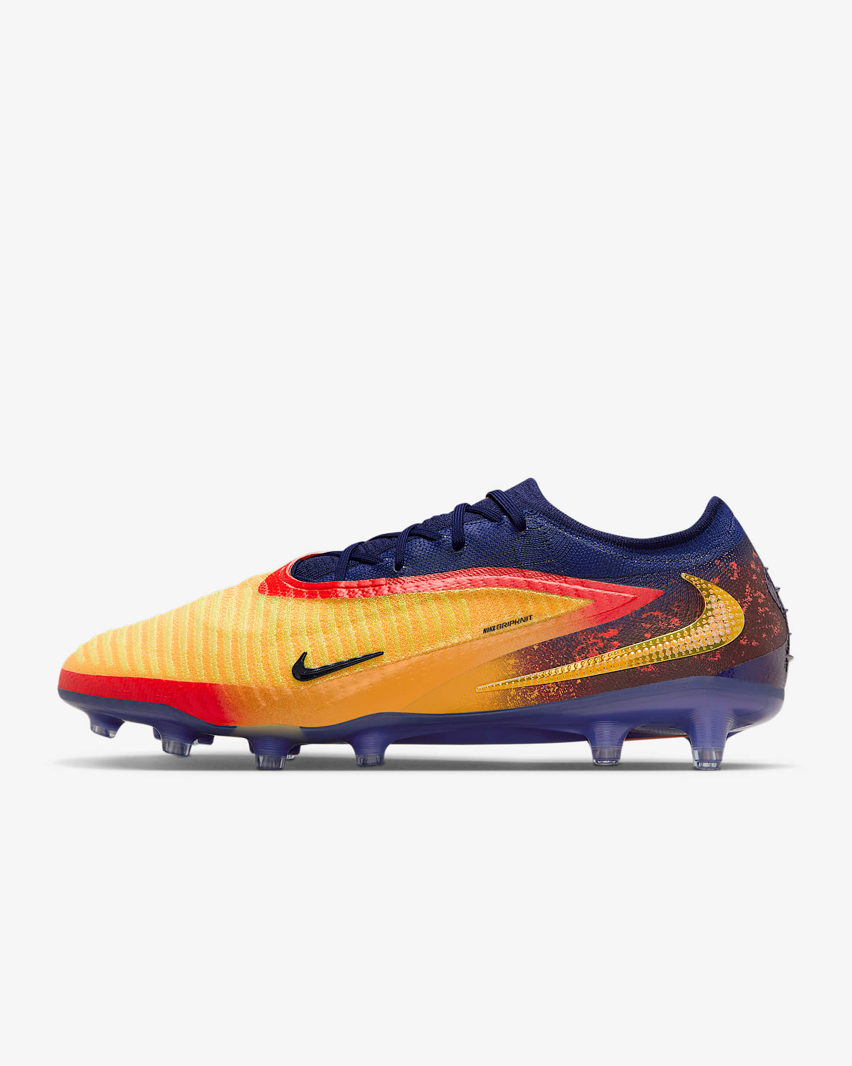 Nike Phantom 6 Low Elite "Erling Haaland" 耐克暗煞系列哈兰德男/女 AG 人造草地低帮足球鞋 - 激光橙/空间蓝/亮眼柠檬黄