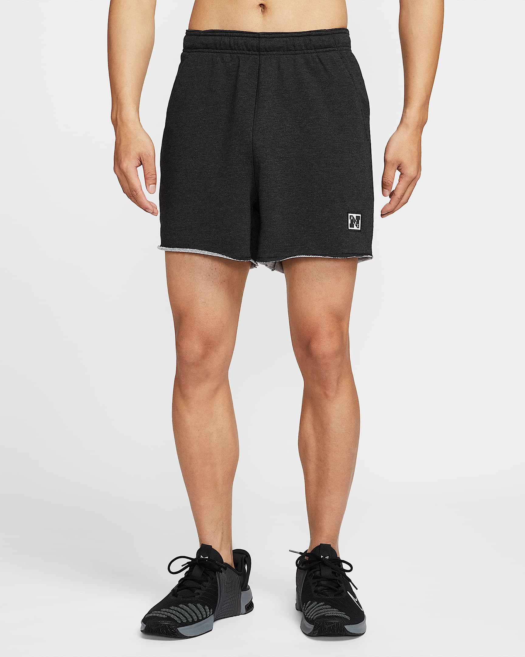 Nike Heritage Dri-FIT 男子速干训练短裤 - 黑/调色/淡象牙白/黑