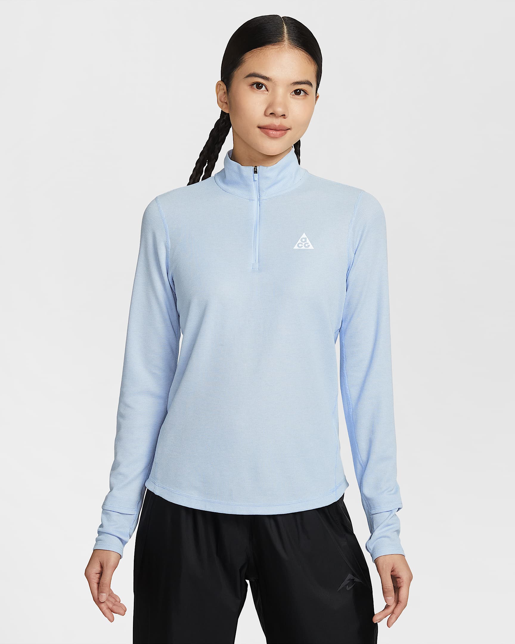 Nike ACG Dri-FIT 女子速干越野跑上衣 - 氢蓝/山峰白