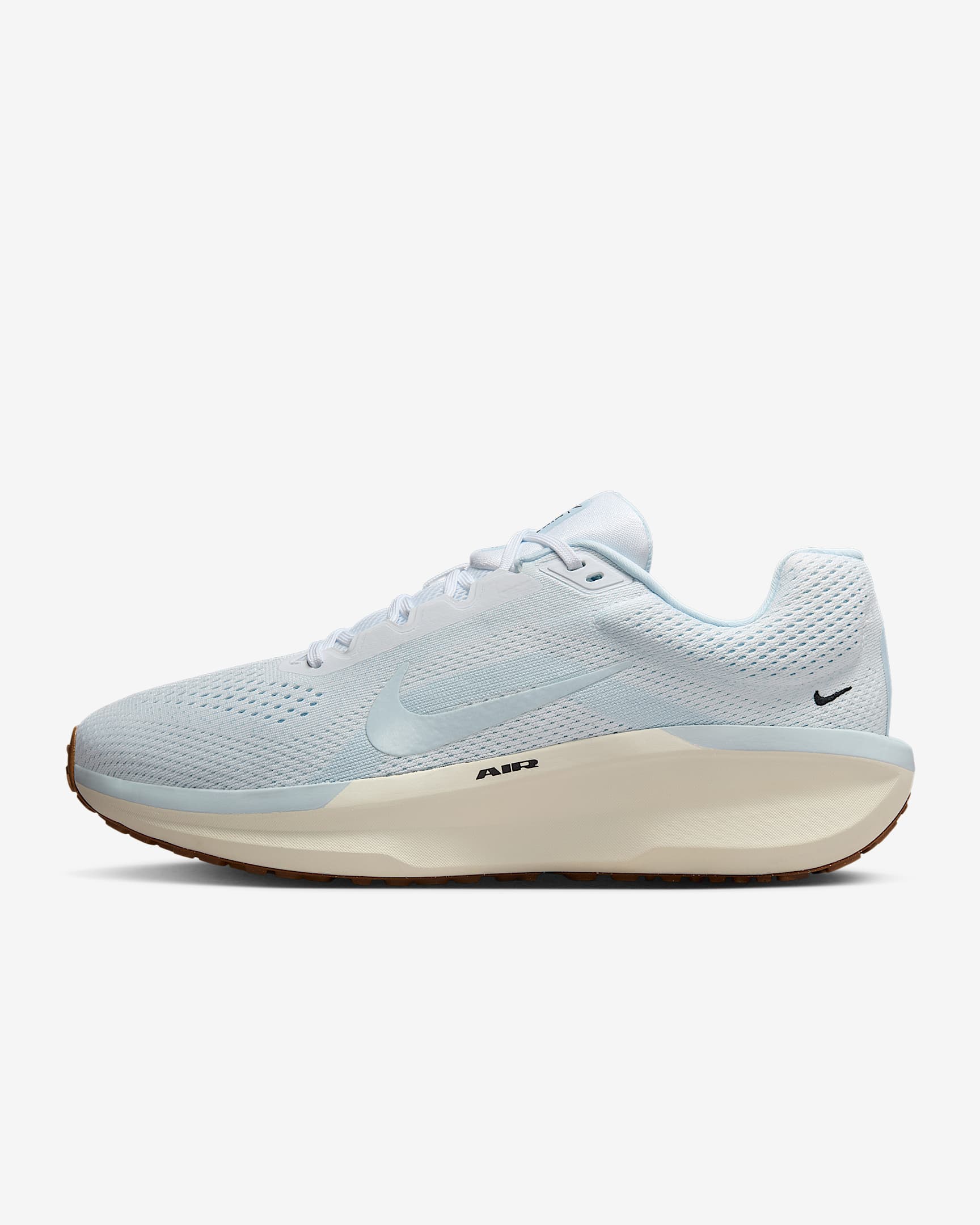 Nike Winflo 11 男子透气公路跑步鞋 - 白色/紫蓝/帆白/黑