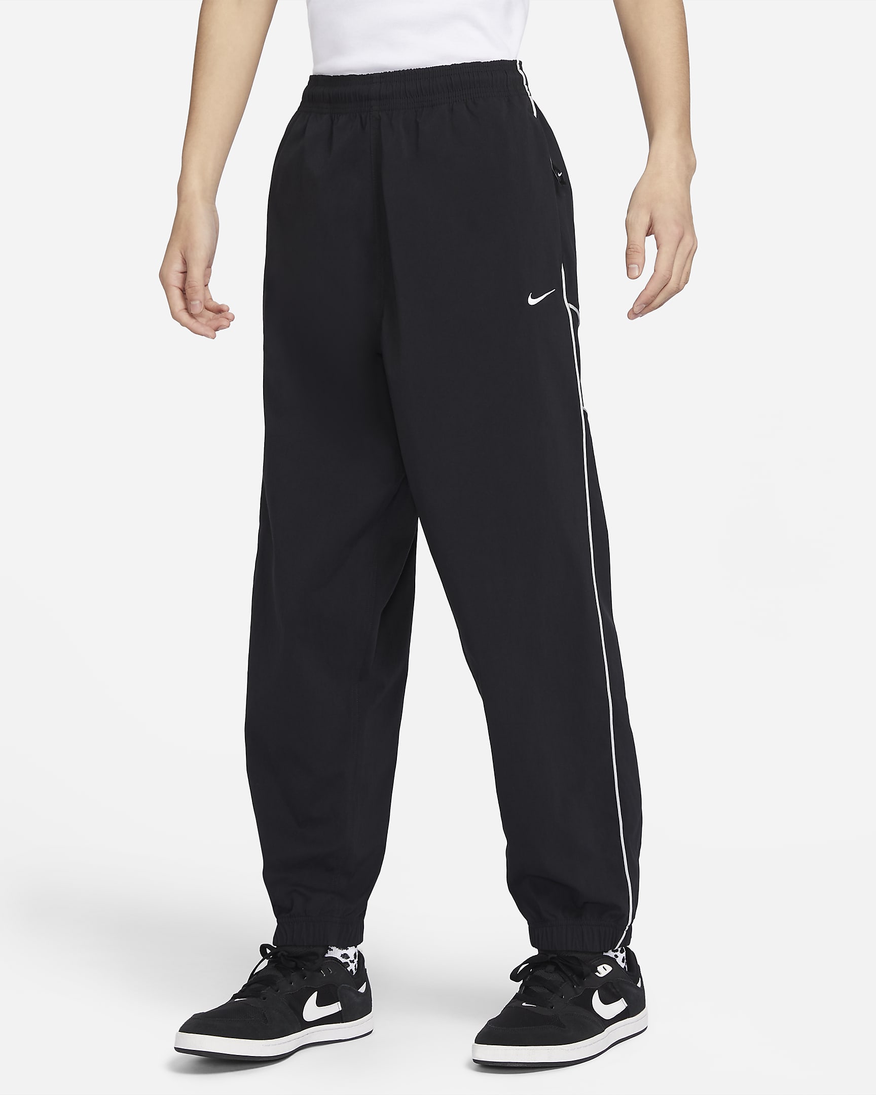 Nike SB 男/女耐穿滑板长裤 - 黑