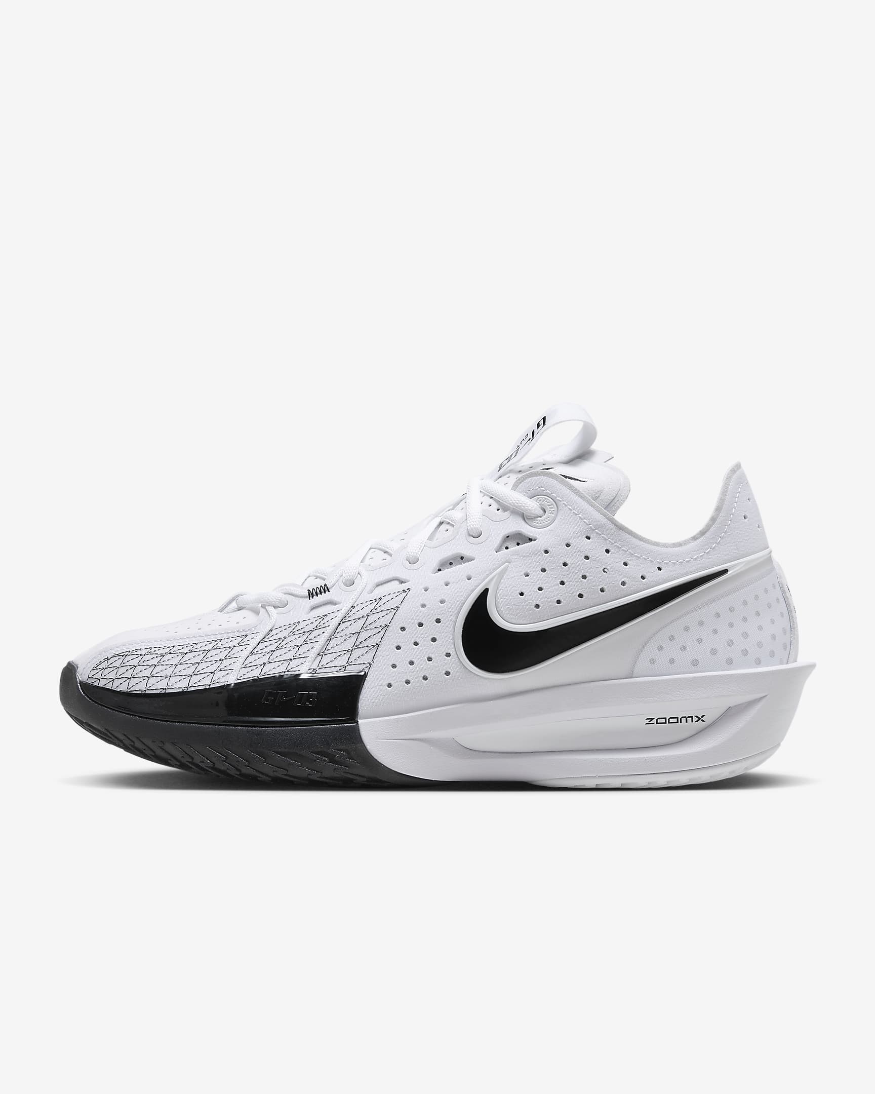 Nike G.T. Cut 3 EP 男/女 ZOOMX 实战篮球鞋 - 白色/黑