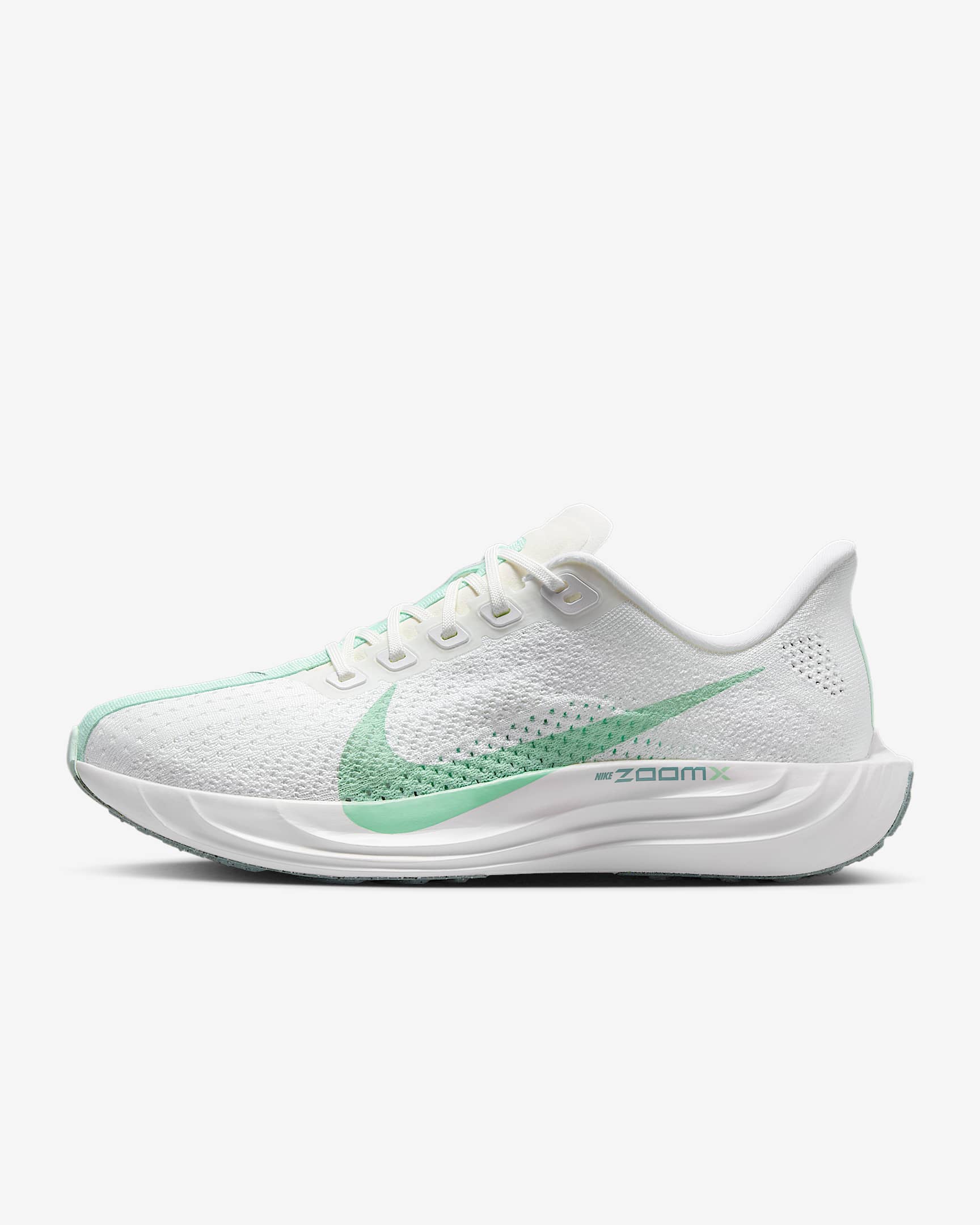 Nike Pegasus Plus 耐克超级飞马女子公路跑步鞋 - 白色/大炮灰/泡沫薄荷绿