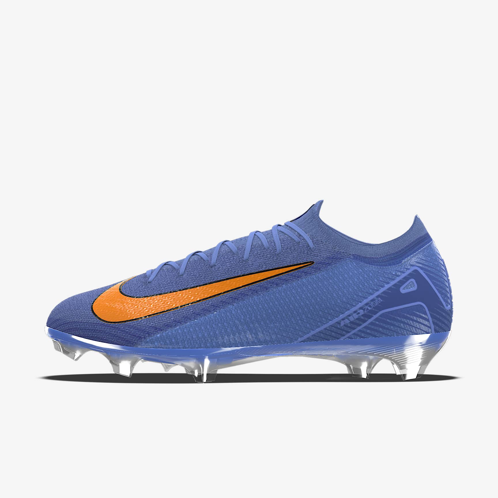 Nike Mercurial Vapor 16 Elite By You 耐克刺客系列专属定制天然硬质草地低帮足球鞋 - 脉冲宝石蓝/皇家蓝/脉冲宝石蓝