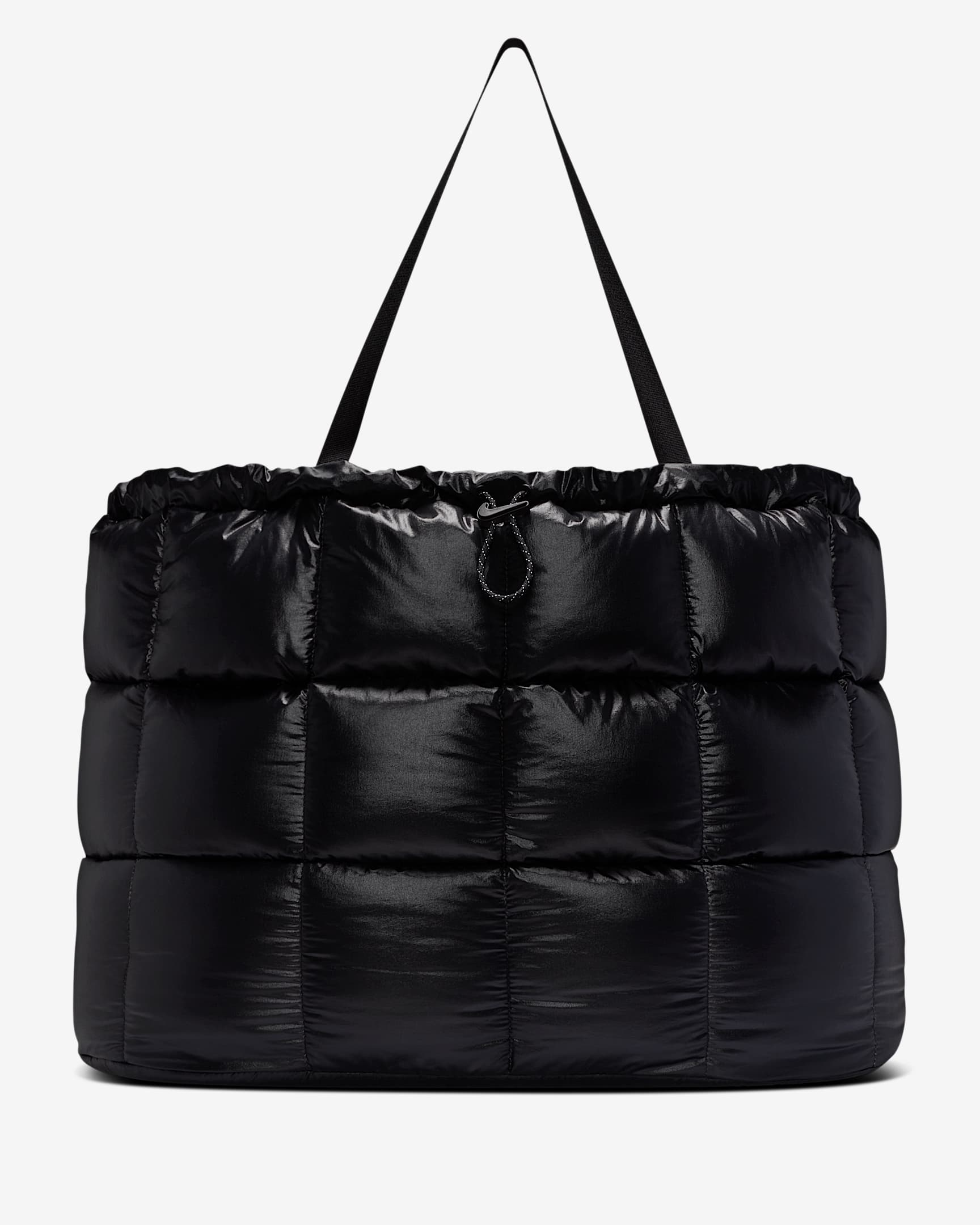 Nike Sportswear Puffle 超大号托特包 - 黑/黑/铁灰