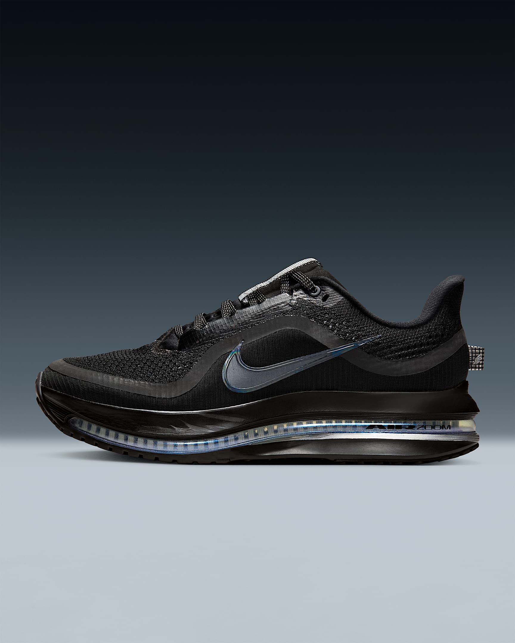 Nike Pegasus Premium 耐克顶级飞马女子公路跑步鞋 - 黑/金属银/黑