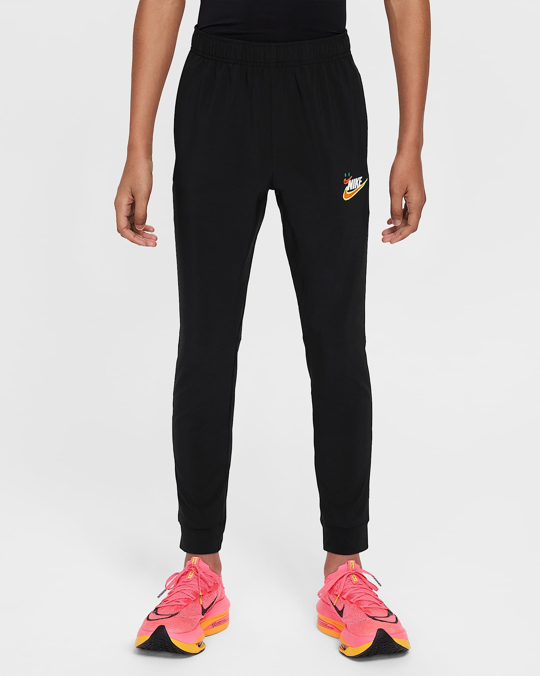 Nike Dri-FIT 大童(男孩)速干训练长裤 - 黑