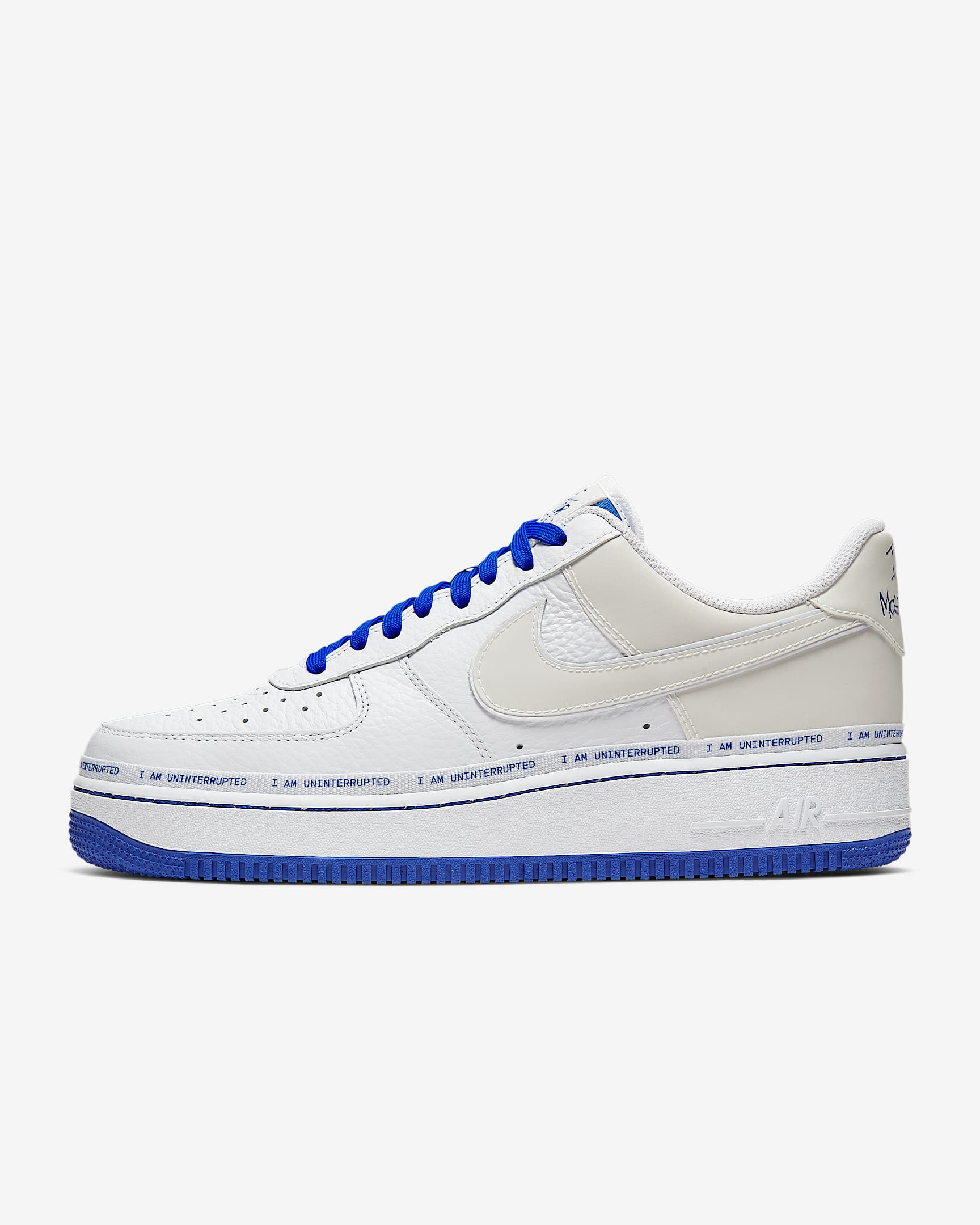 Nike Air Force 1 '07 MTAA QS 男子运动鞋 - 白色/赛车蓝/黑