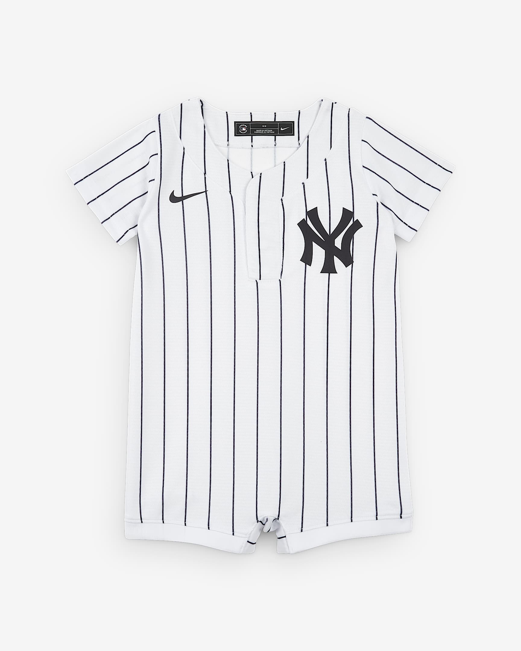 纽约洋基队 Nike MLB 婴童连体衣 - 白色