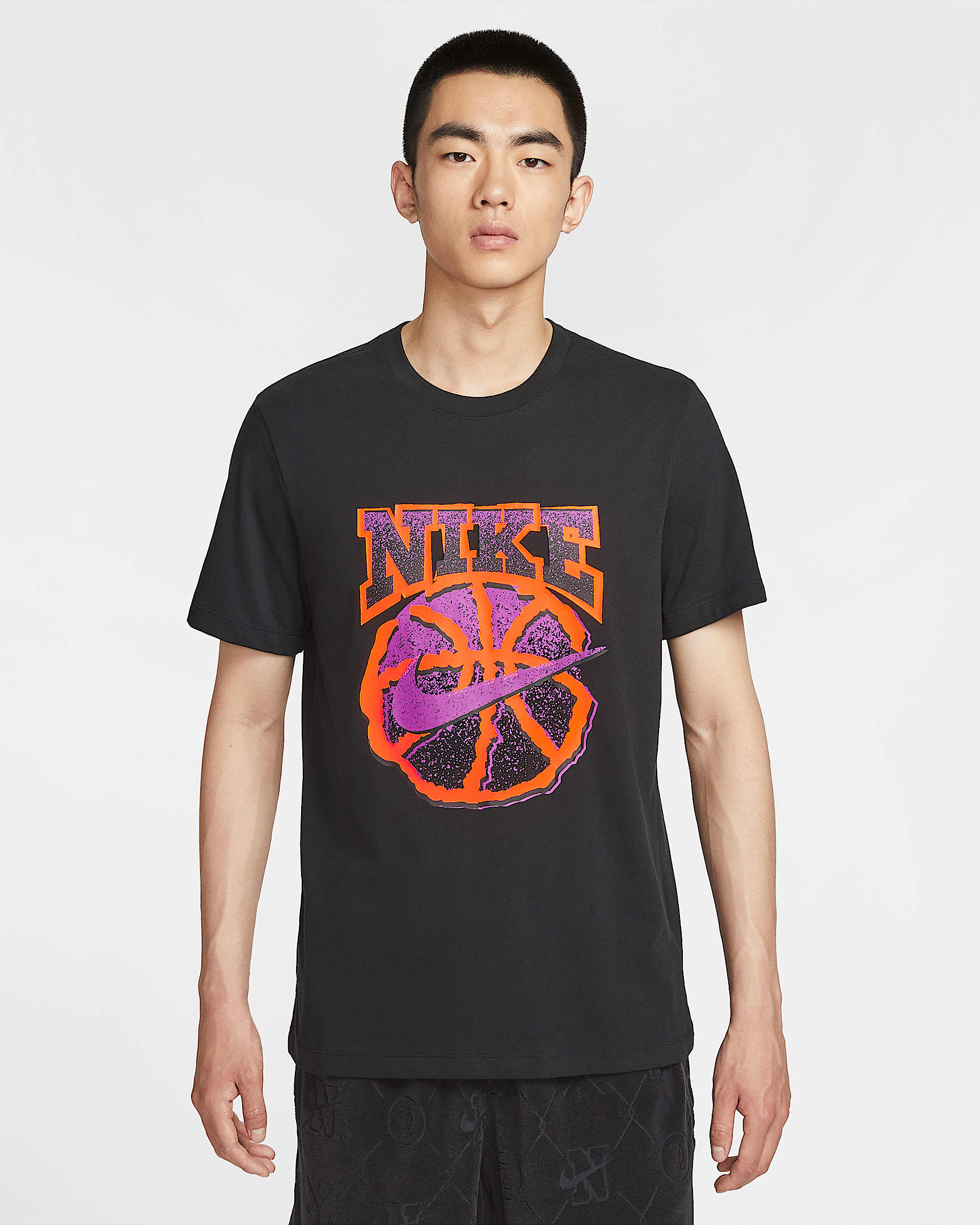 Nike Dri-FIT 男子速干篮球T恤 - 黑