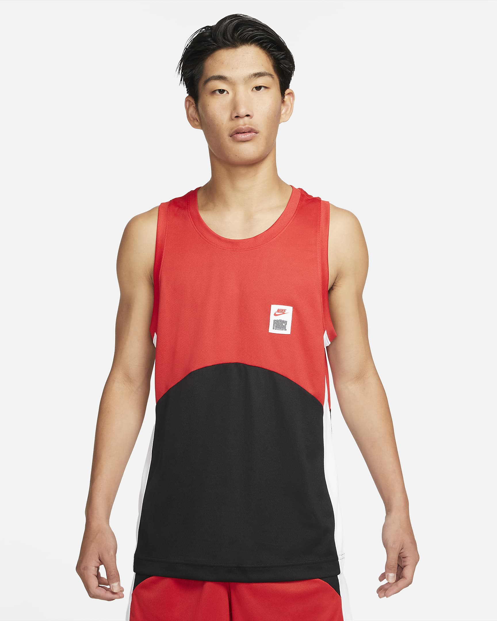 Nike Dri-FIT Starting 5 男子速干篮球球衣 - 大学红/黑/白色/大学红