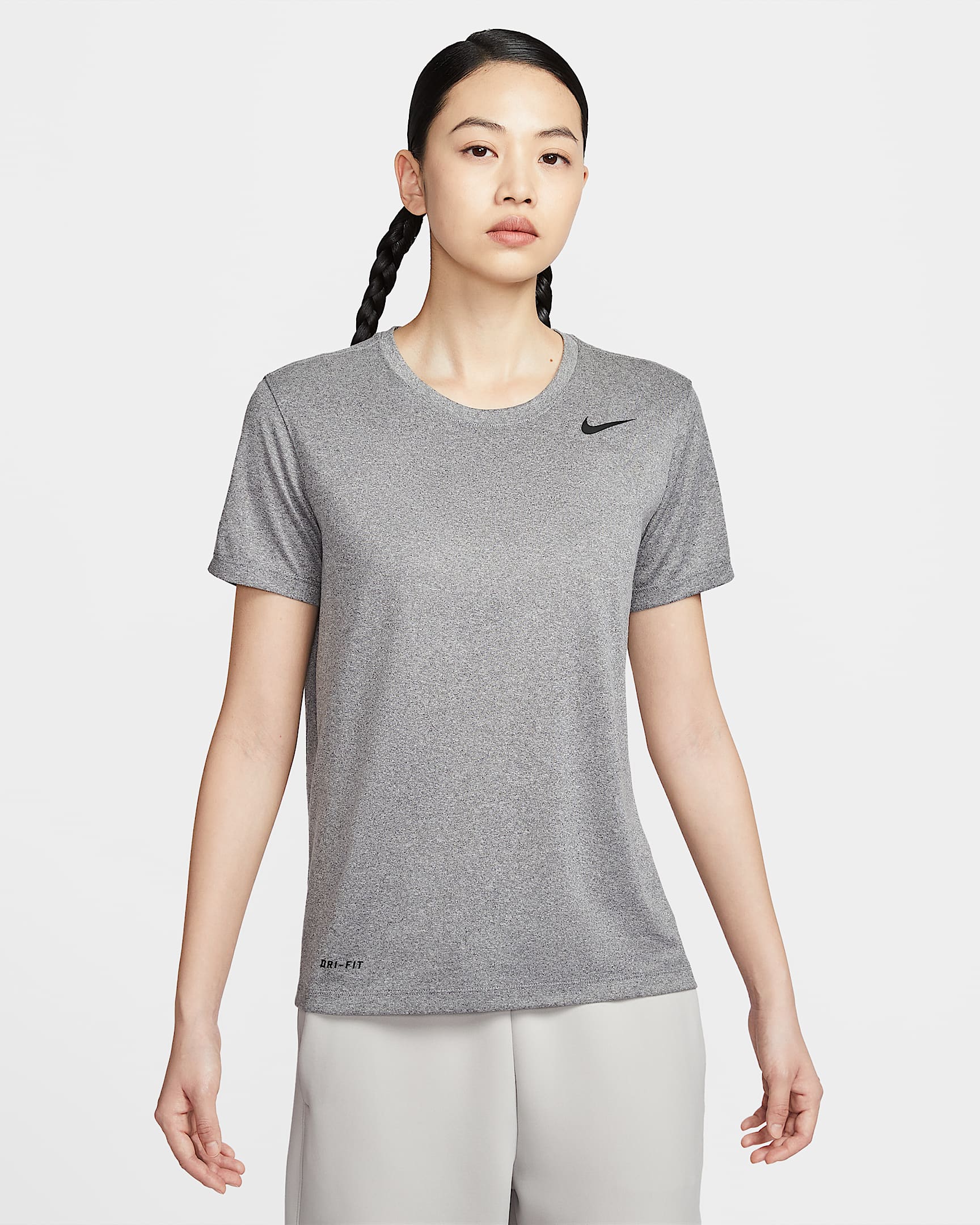 Nike Team Legend 女子速干T恤 - 碳素灰