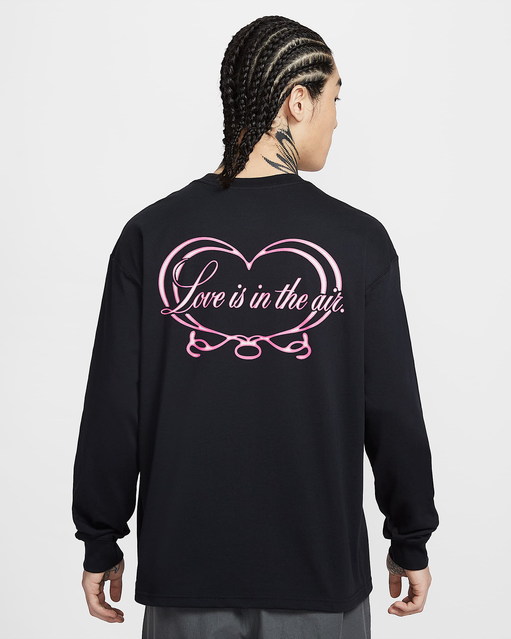 Nike Sportswear 男子长袖T恤 - 黑