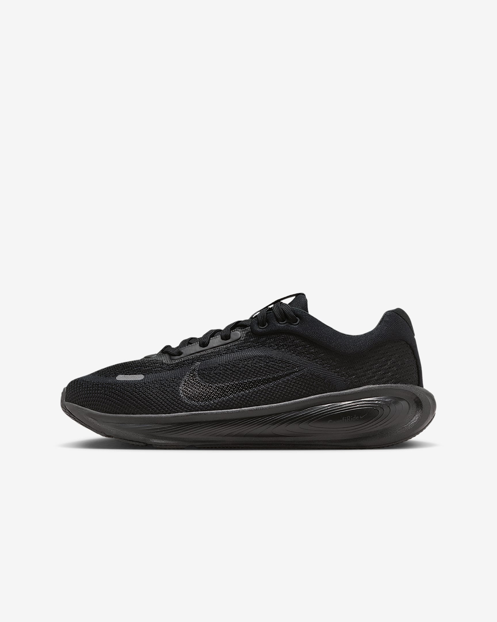 Nike Stellar Ride 大童跑步鞋 - 黑/煤黑/黑