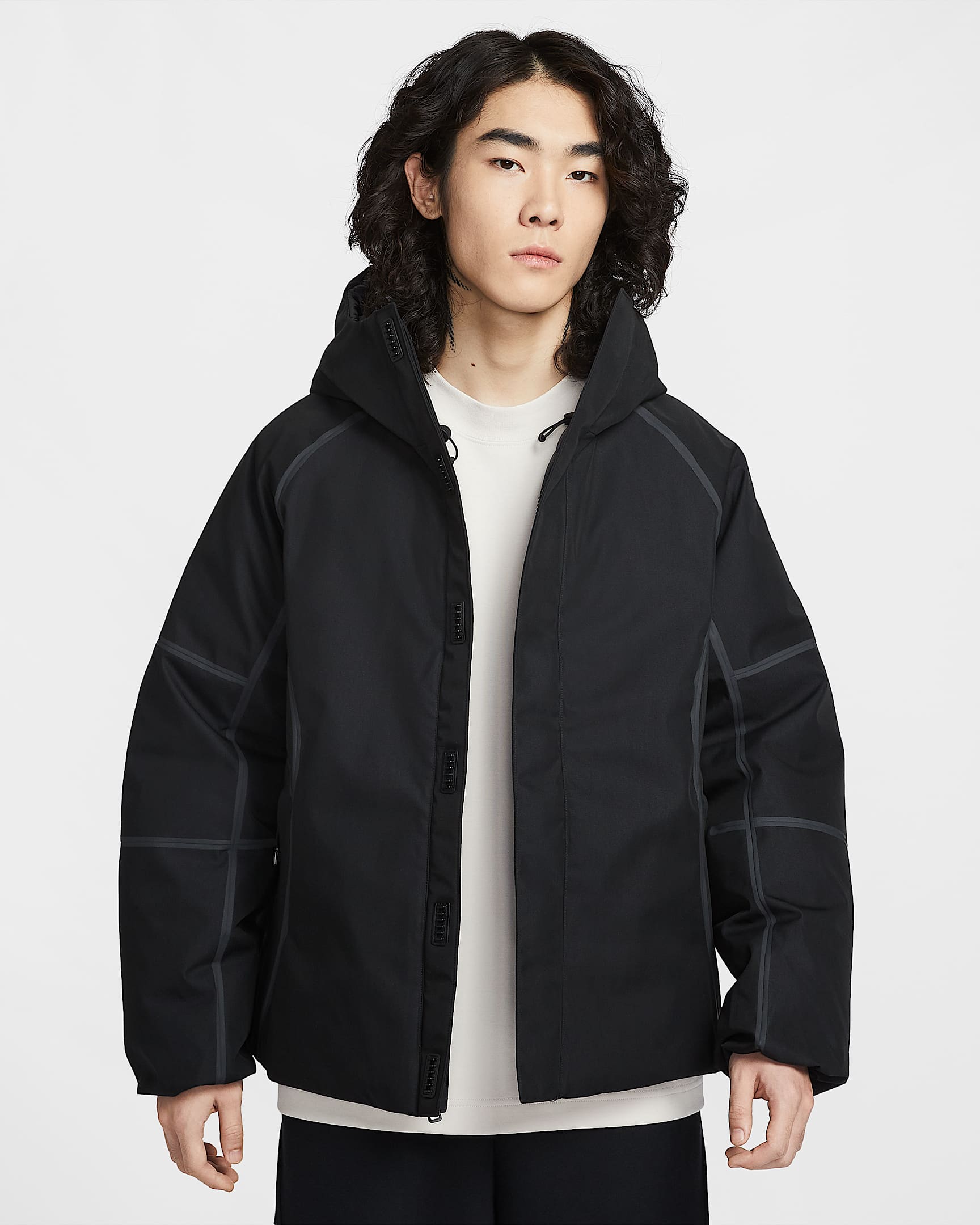 Nike Tech Therma-FIT ADV 男子羽绒夹克 - 黑/黑