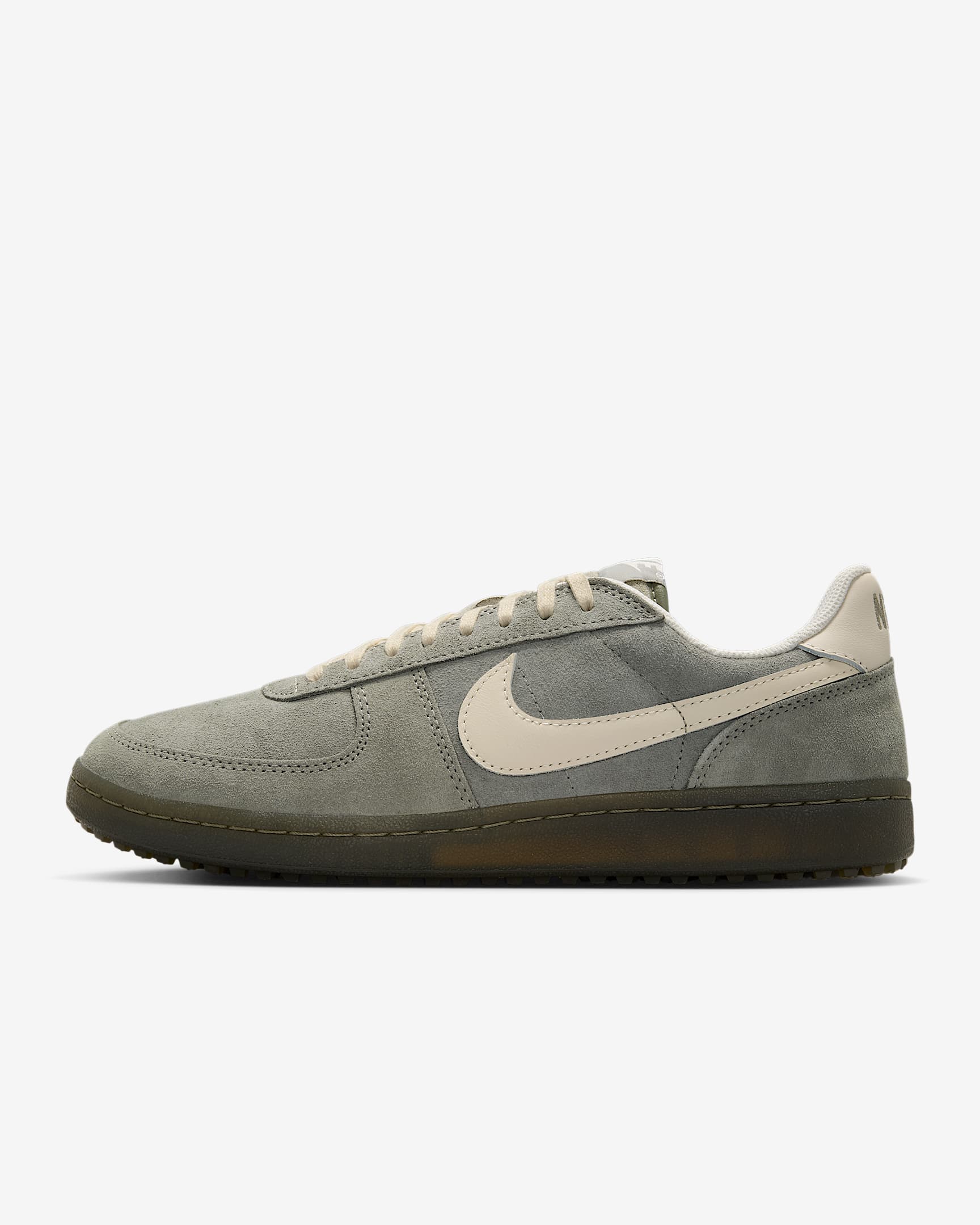 Nike Field General Suede 男子薄底运动鞋 - 浅军绿/自然白