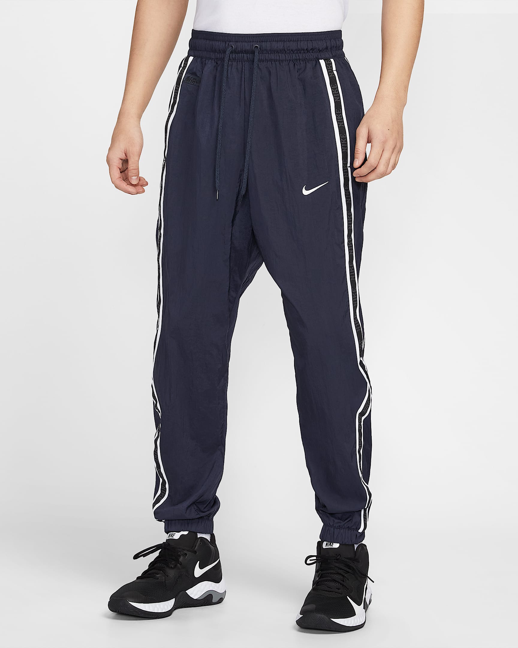 Nike DNA Crossover 耐高系列男子拒水篮球长裤 - 暗蓝黑