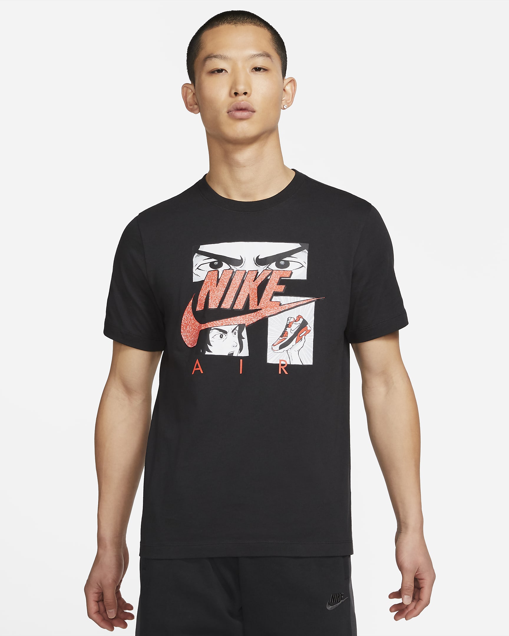 Nike Sportswear 男子T恤 - 黑