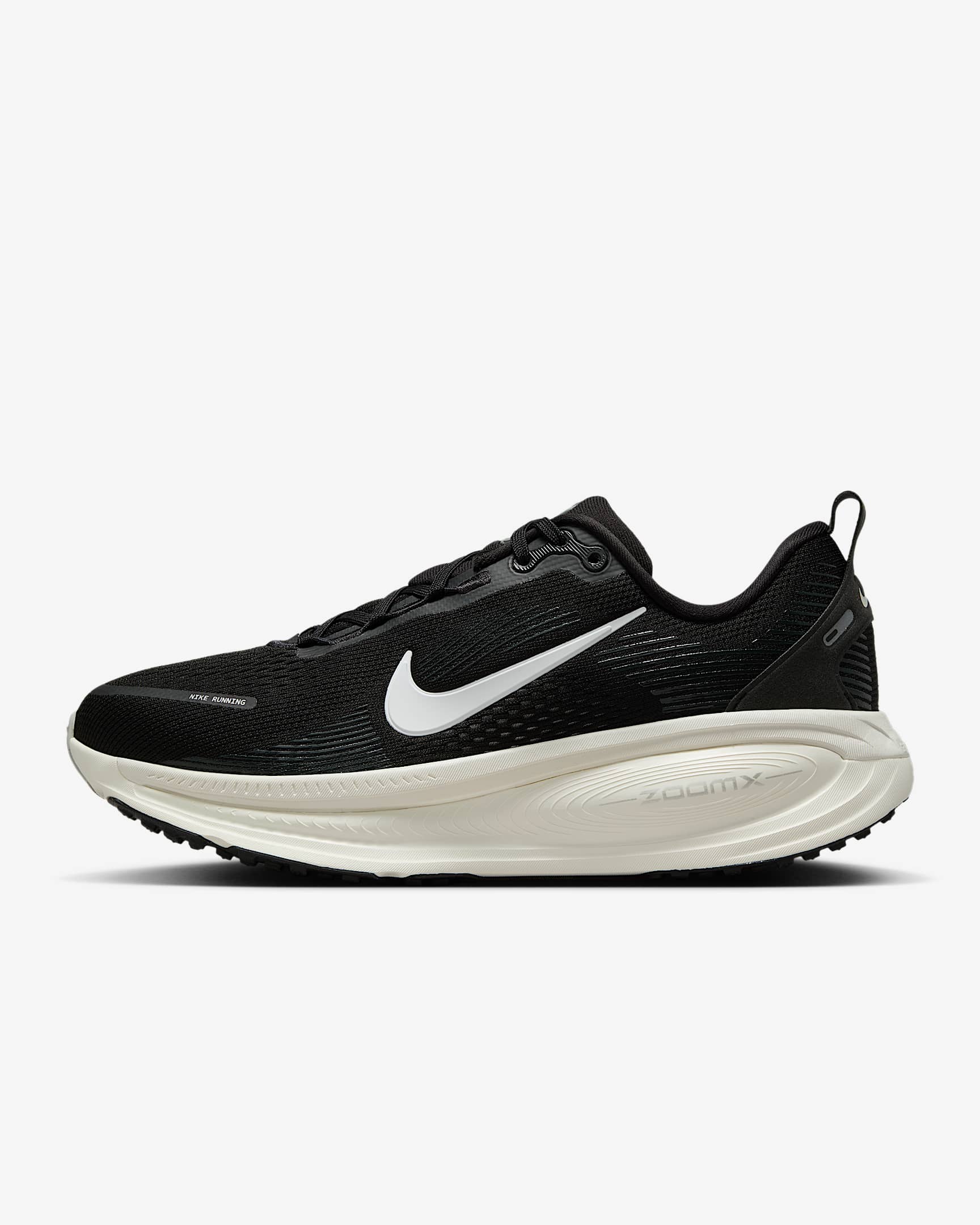 Nike Vomero 18 耐克迈柔女子公路跑步鞋 - 黑/椰奶色/浅铁矿石灰/山峰白